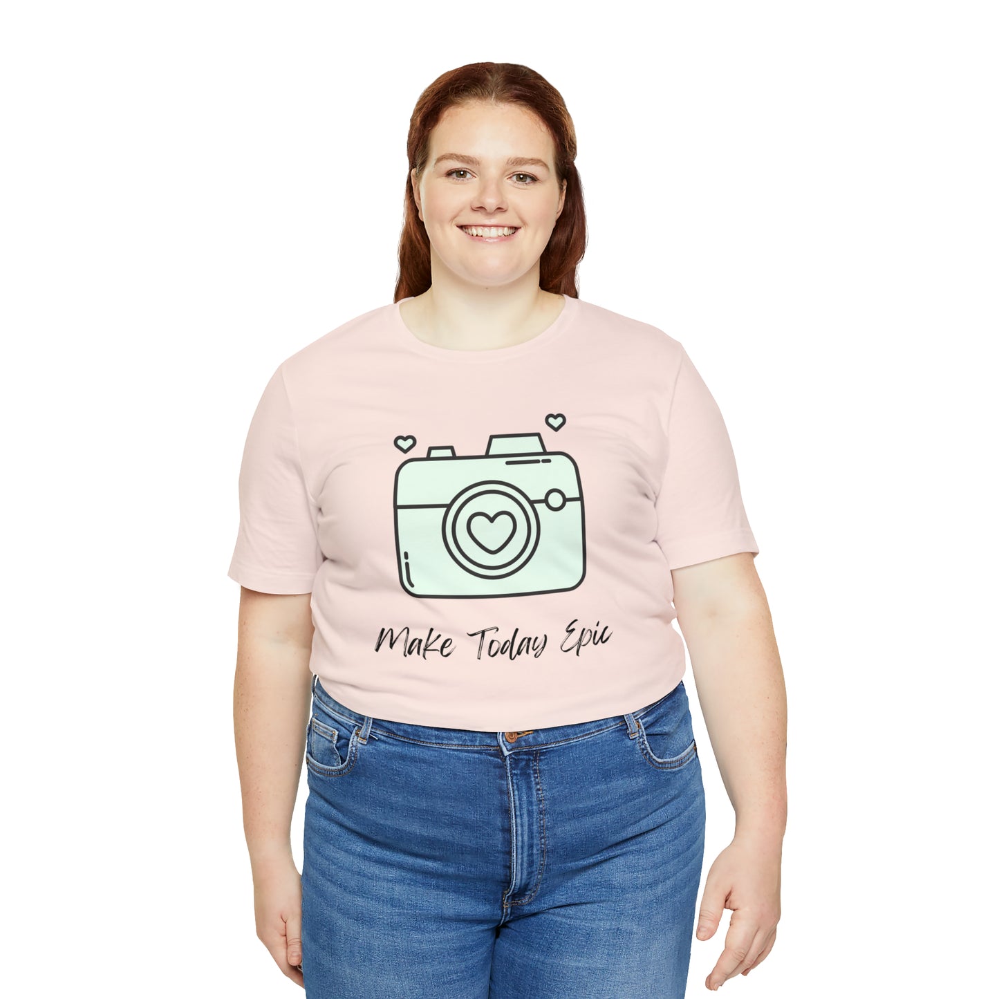 Make Today Epic Heart Camera Shirt