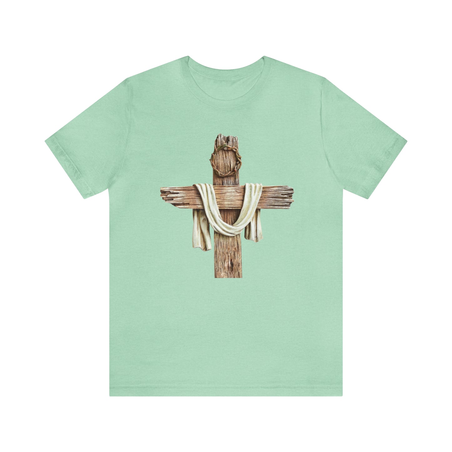 Realistic Cross Wood Shirt