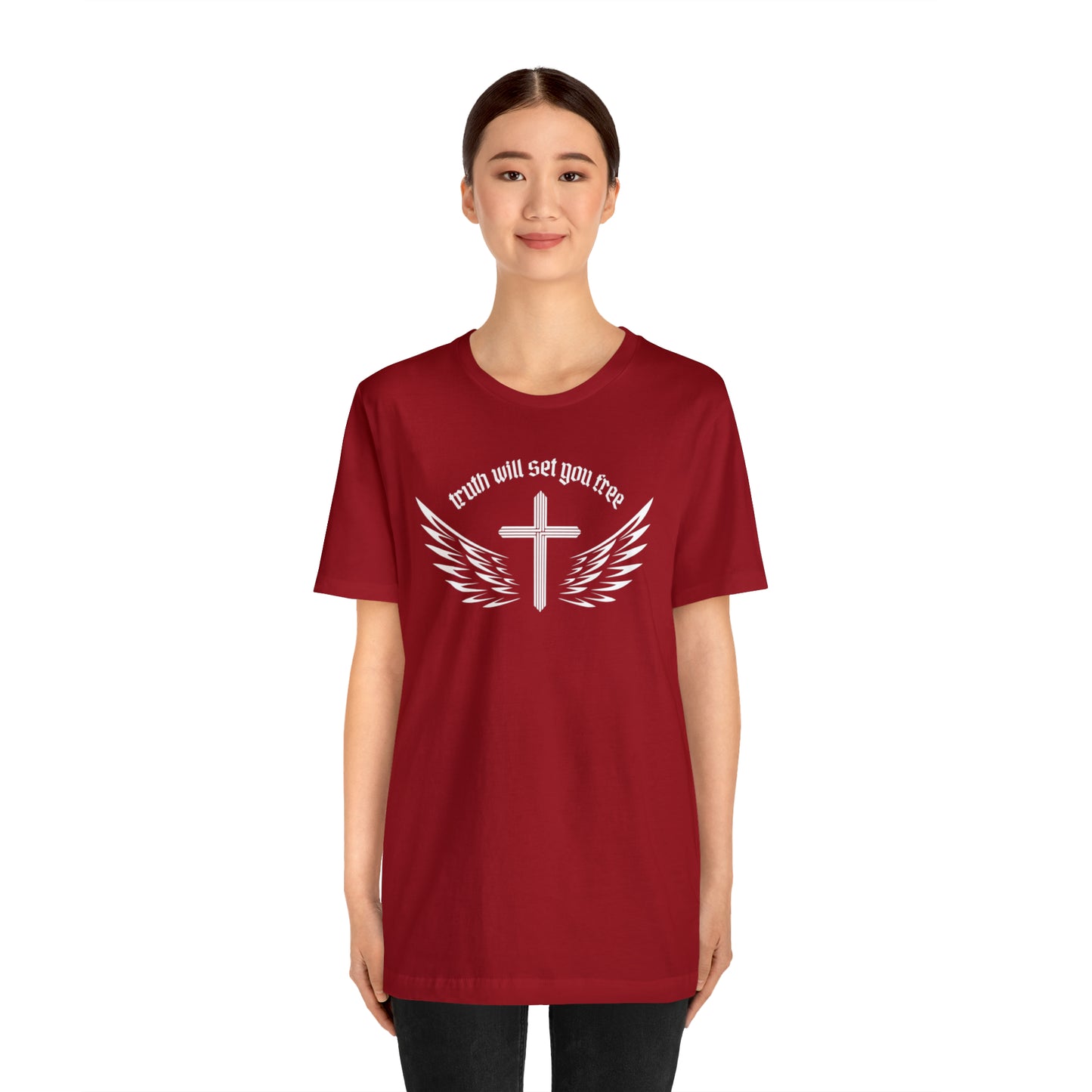 Truth Will Set You Free Cross Wings Shirt