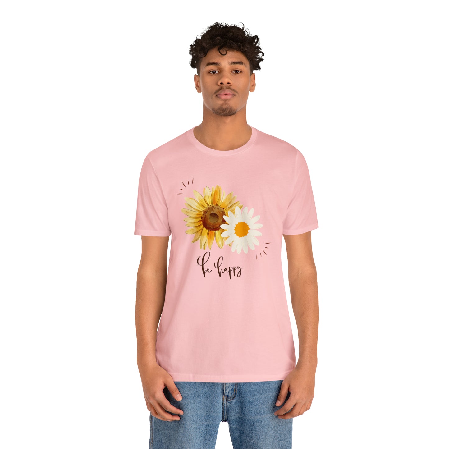 Be Happy Flower Shirt