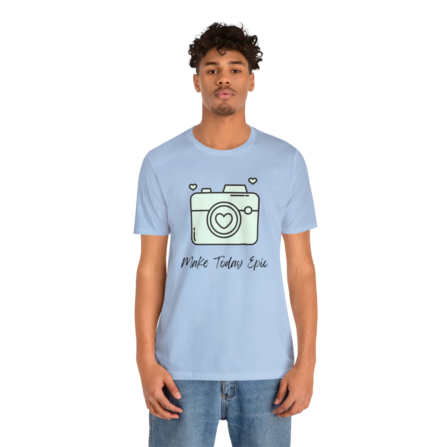 Make Today Epic Heart Camera Shirt