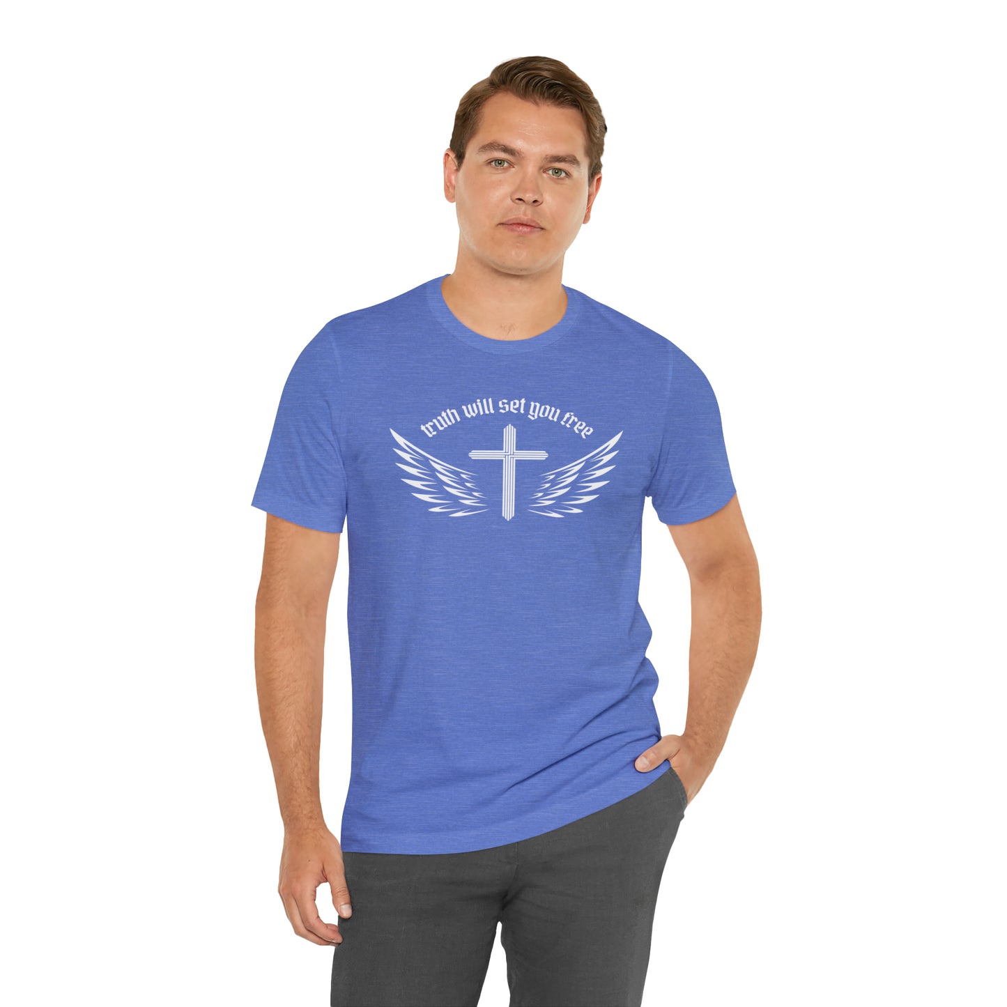 Truth Will Set You Free Cross Wings Shirt