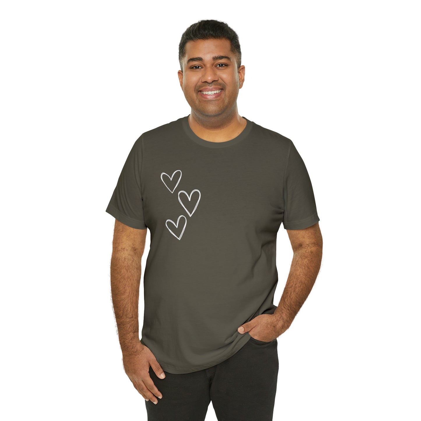3 Hearts Simple Shirt
