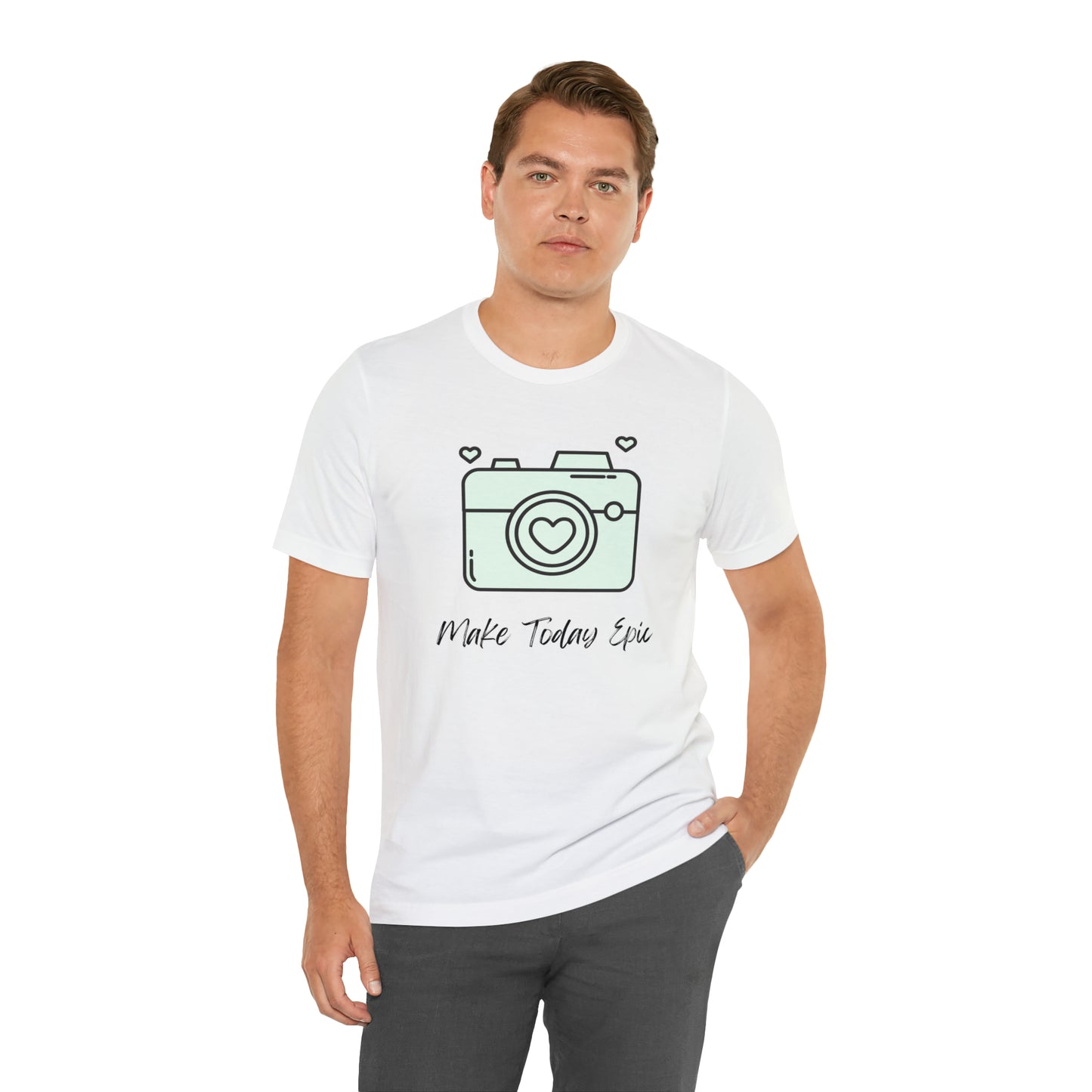 Make Today Epic Heart Camera Shirt