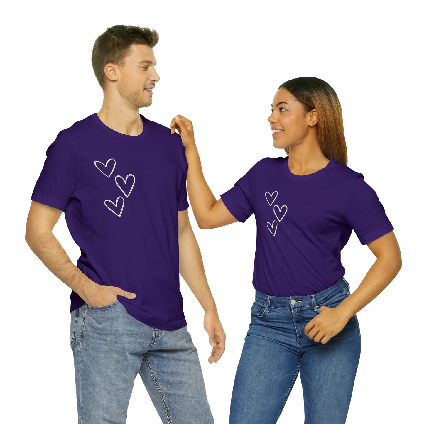 3 Hearts Simple Shirt
