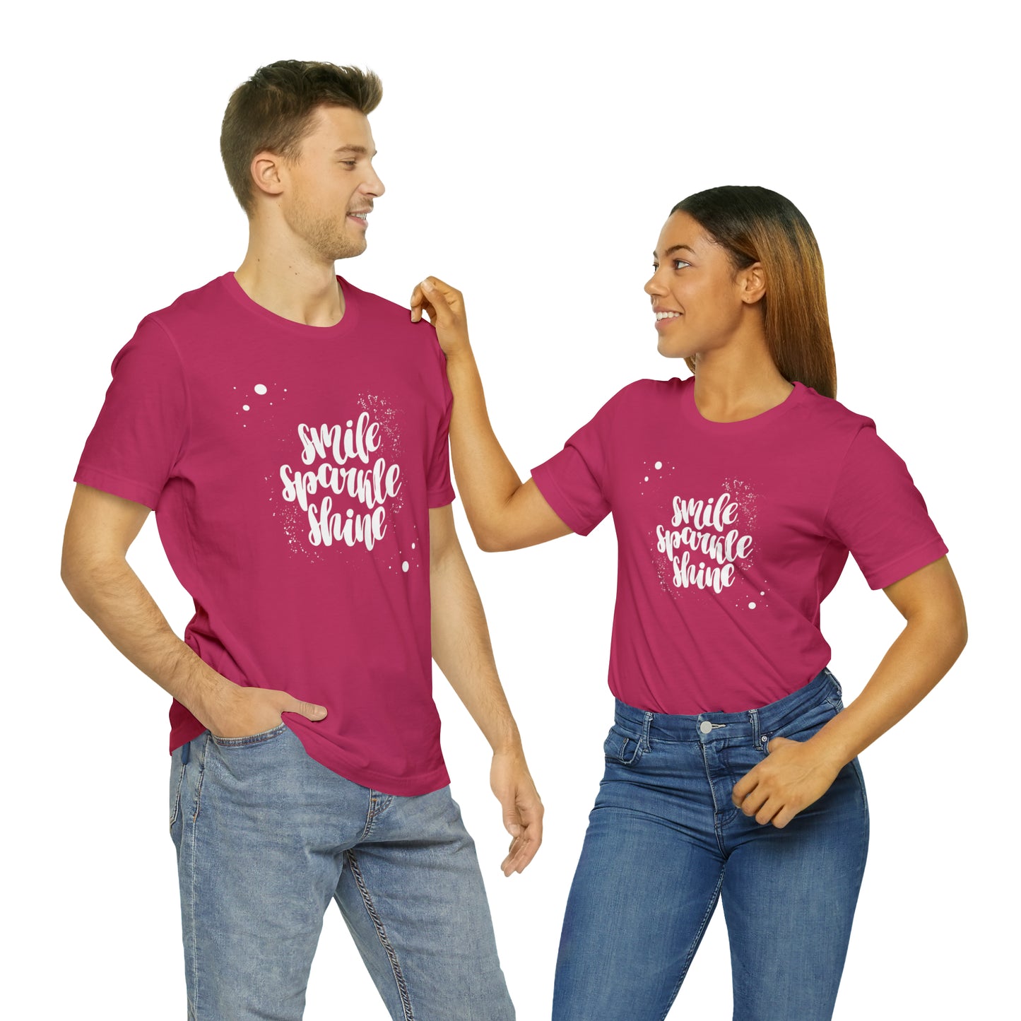 Smile, Sparkle, Shine Paint Splash Shirt
