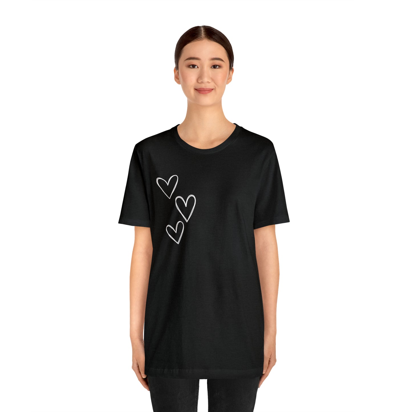 3 Hearts Simple Shirt