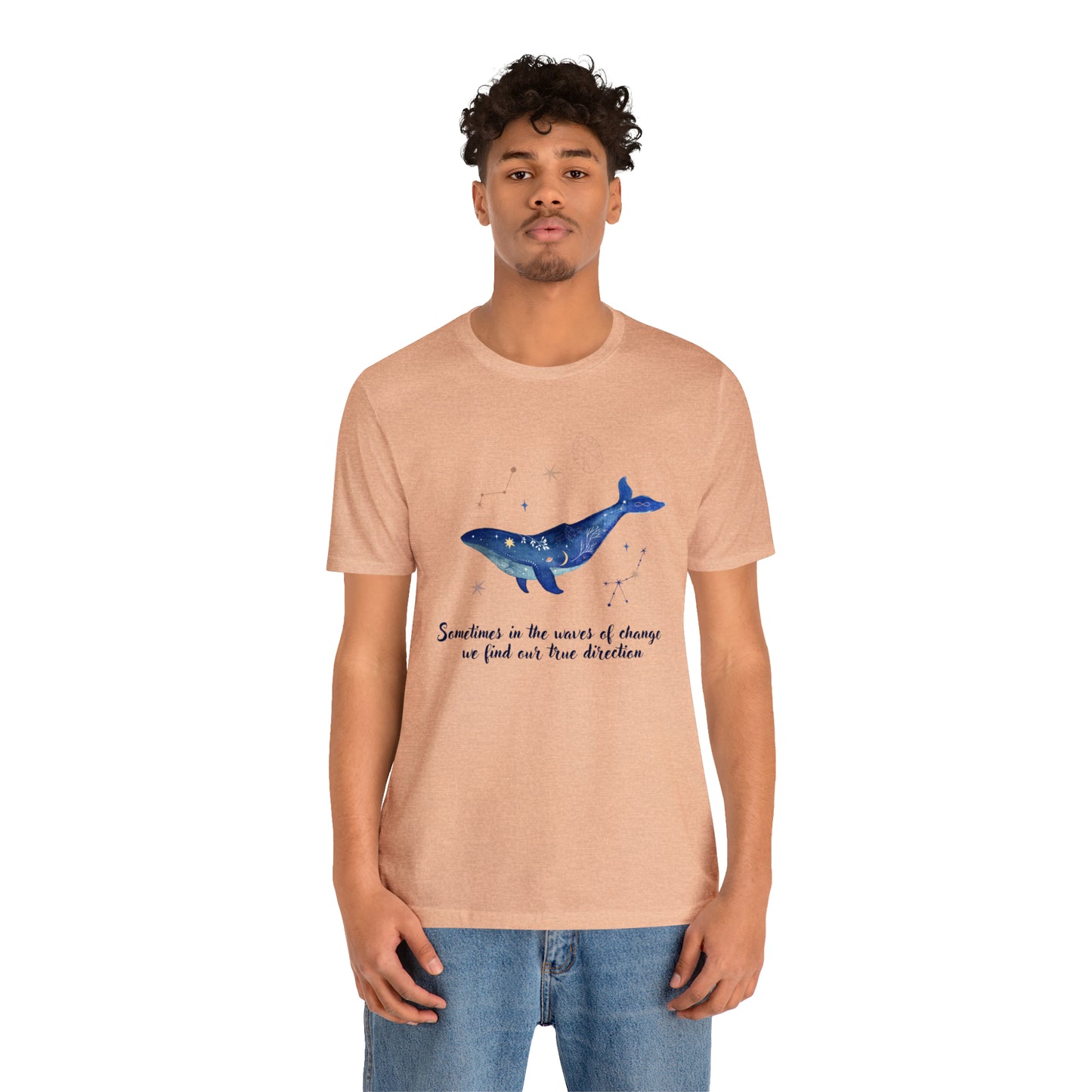 Sometimes In The Waves Of Change, We Find Our True Direction Whale Motivational Shirt