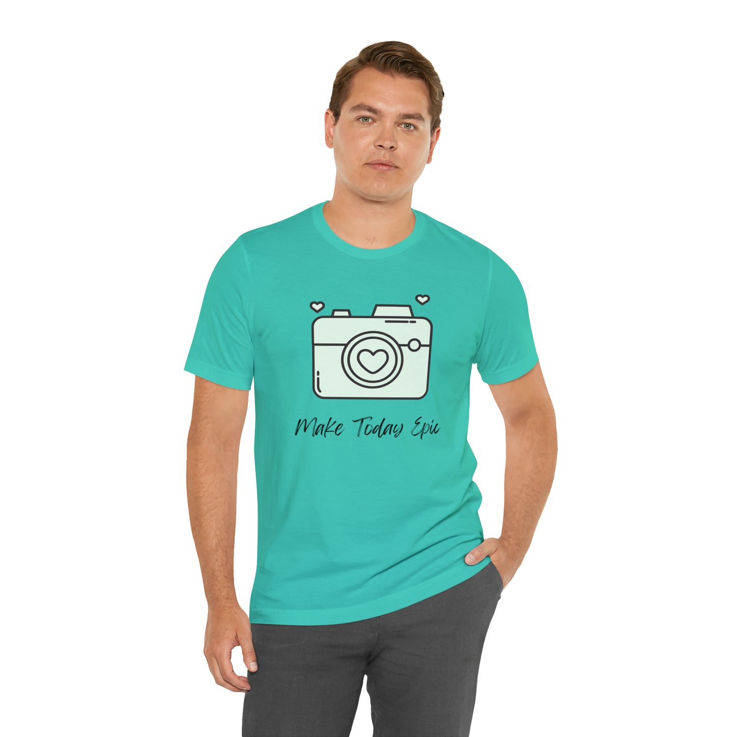 Make Today Epic Heart Camera Shirt