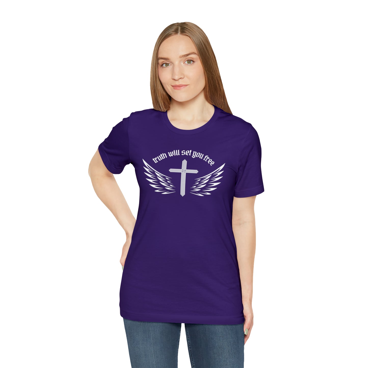 Truth Will Set You Free Cross Wings Shirt