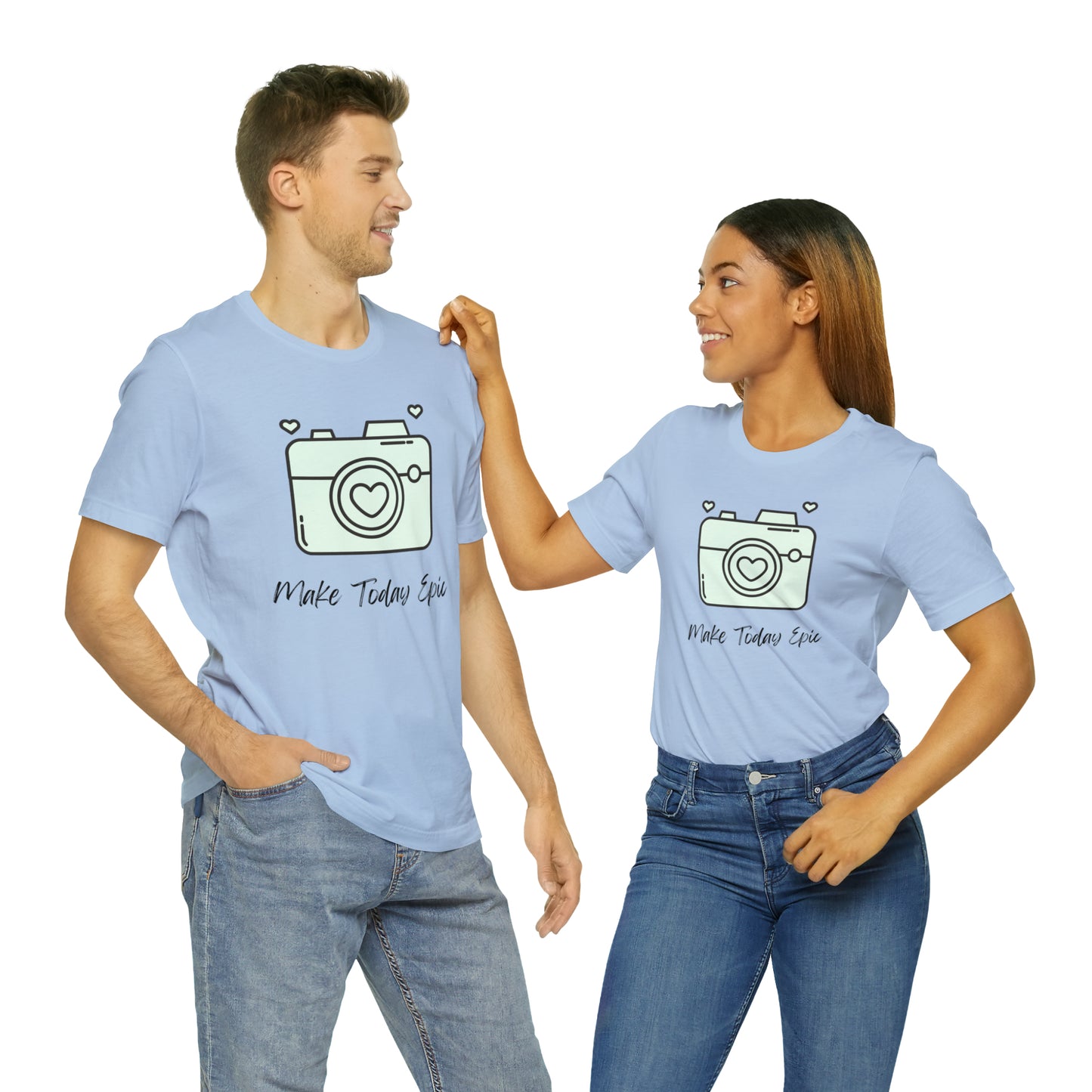 Make Today Epic Heart Camera Shirt