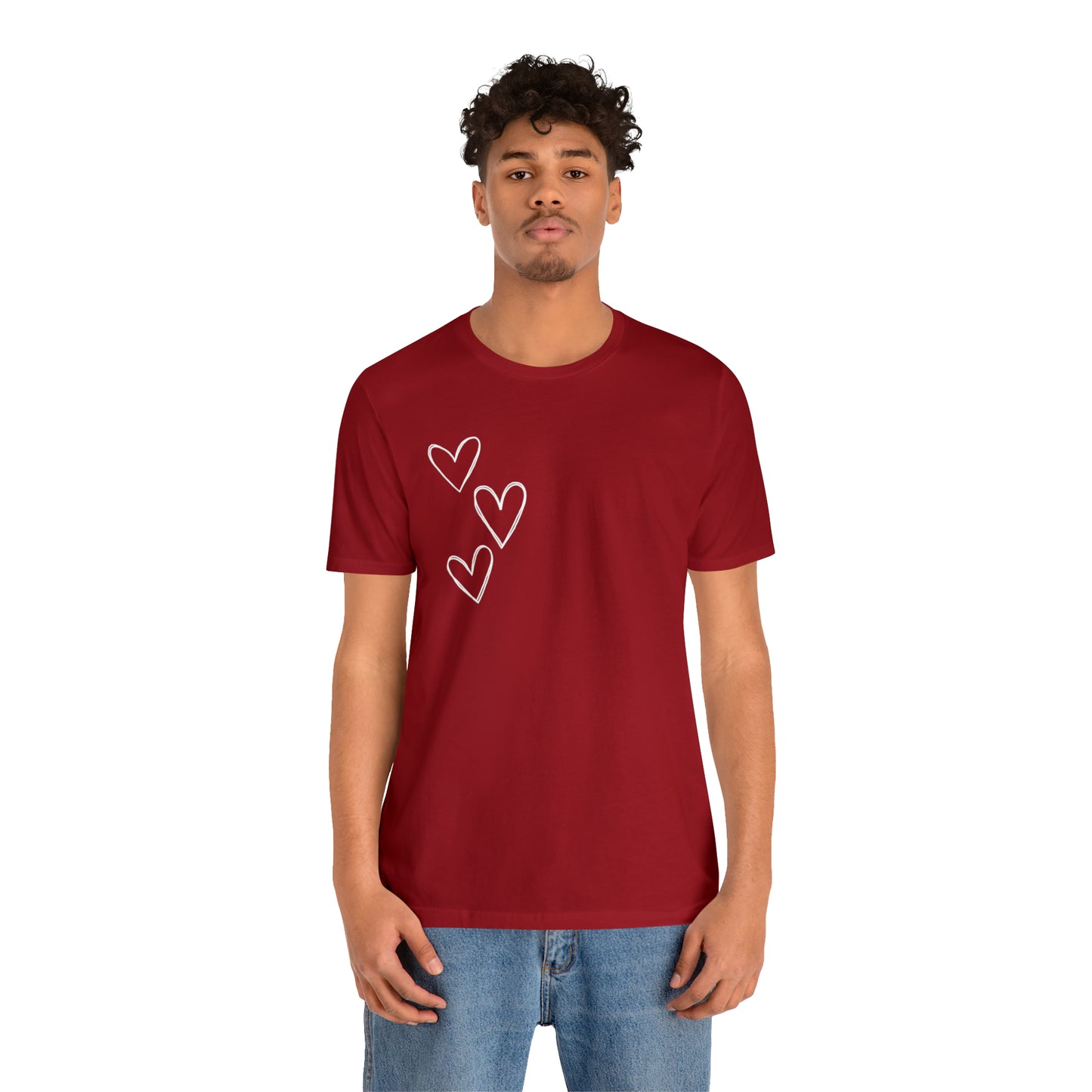 3 Hearts Simple Shirt