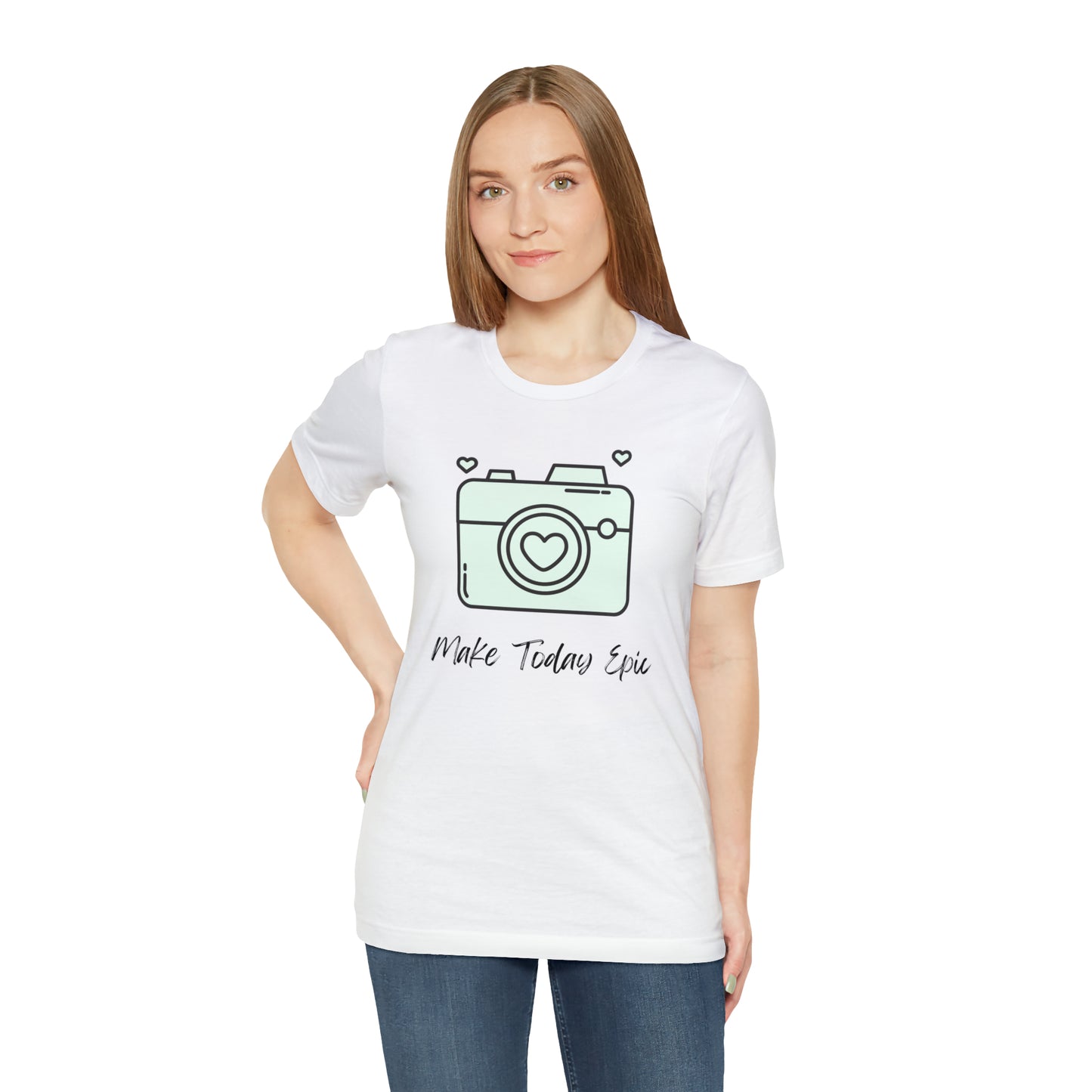 Make Today Epic Heart Camera Shirt