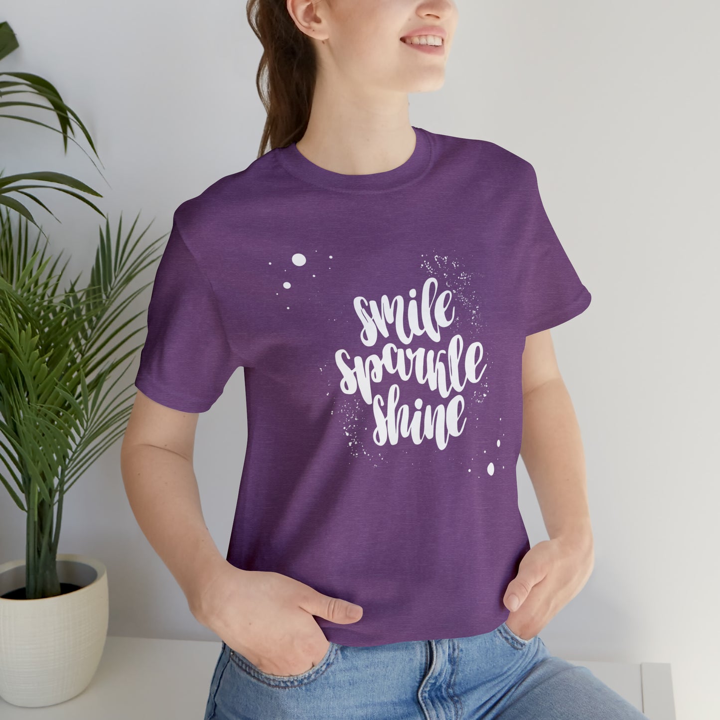 Smile, Sparkle, Shine Paint Splash Shirt