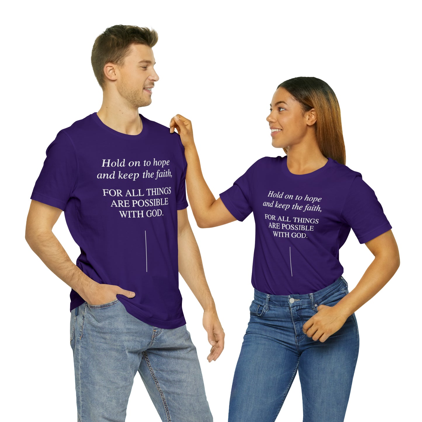 Hold On To Hope & Keep The Faith Shirt