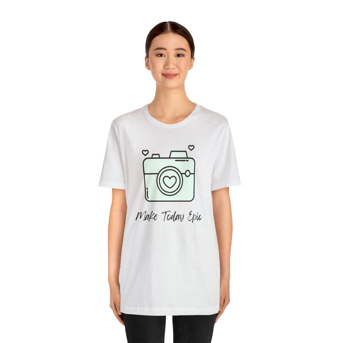 Make Today Epic Heart Camera Shirt