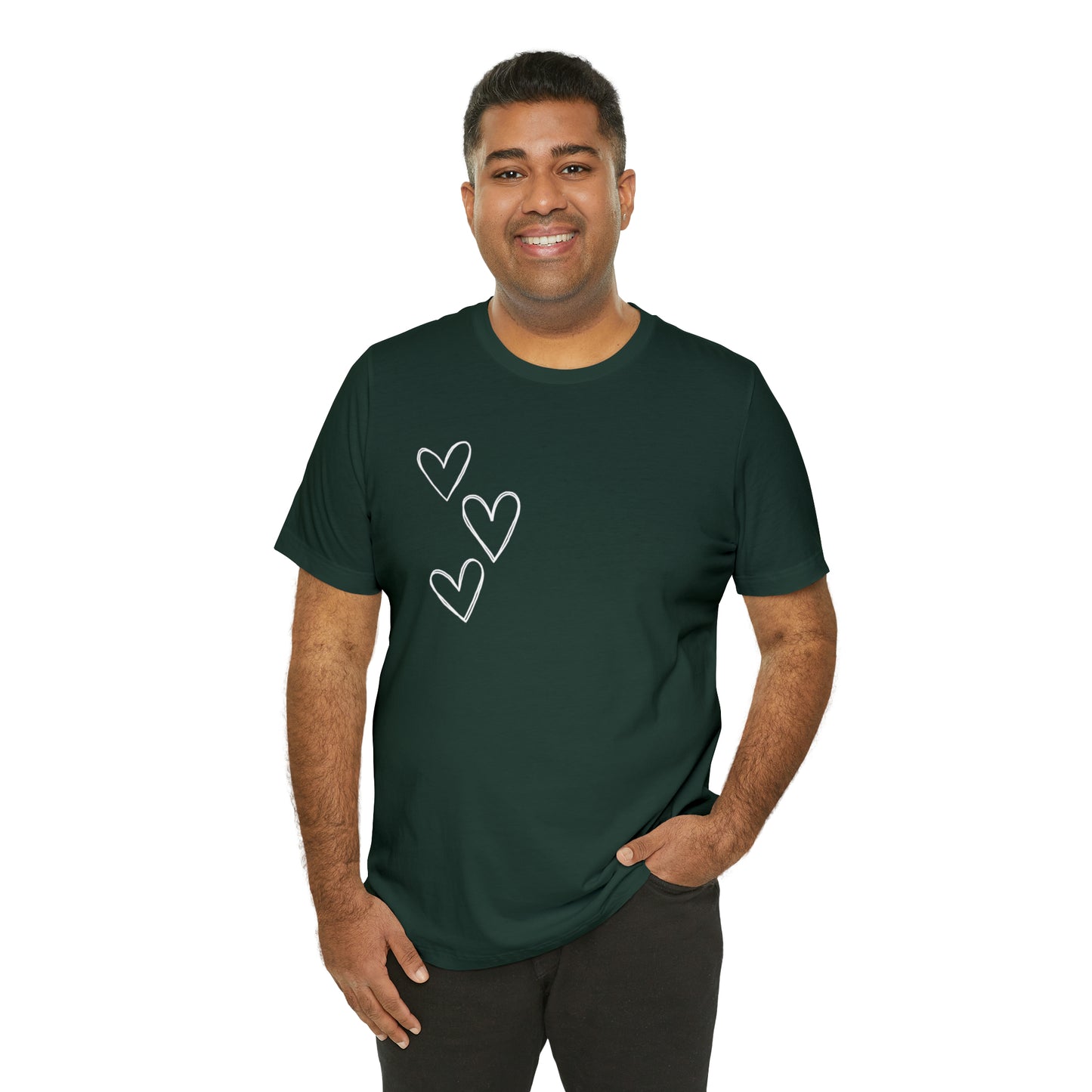 3 Hearts Simple Shirt