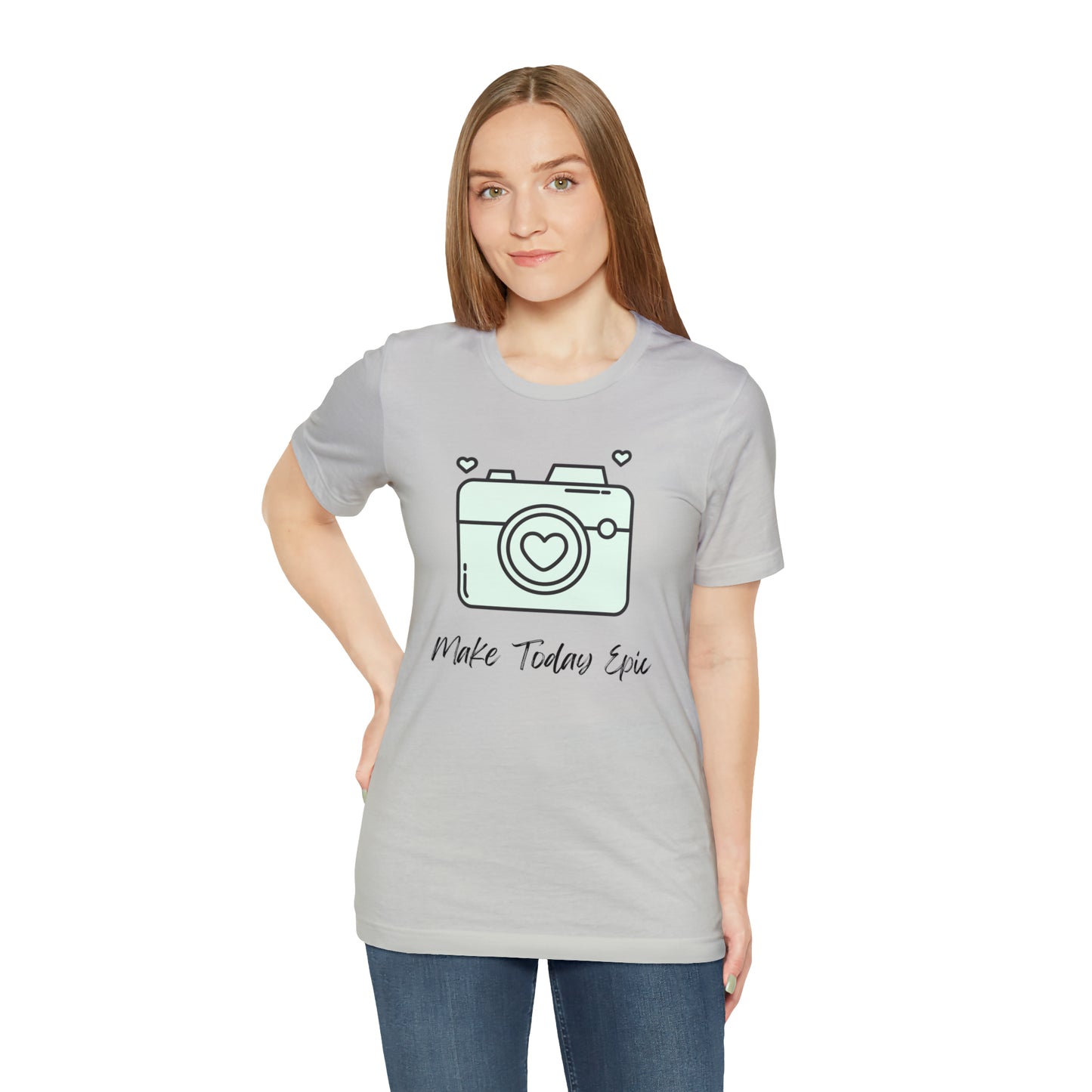 Make Today Epic Heart Camera Shirt