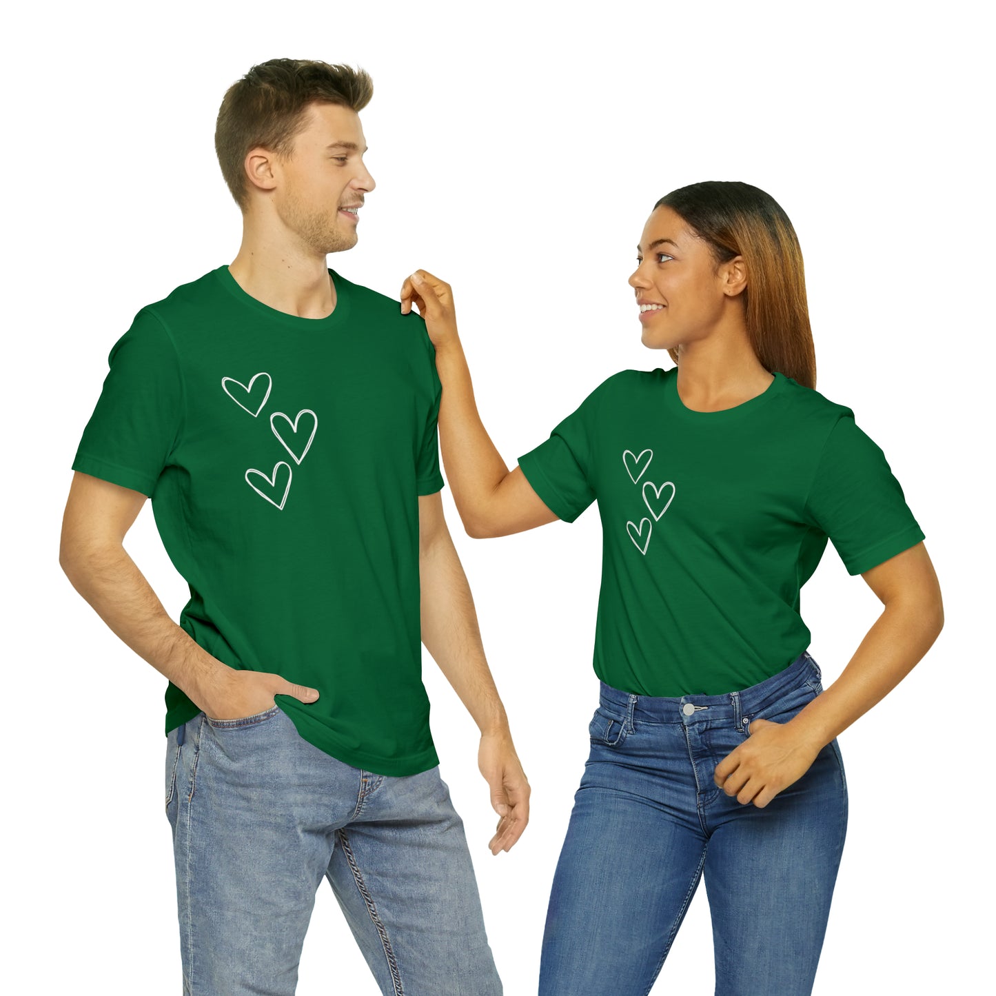 3 Hearts Simple Shirt