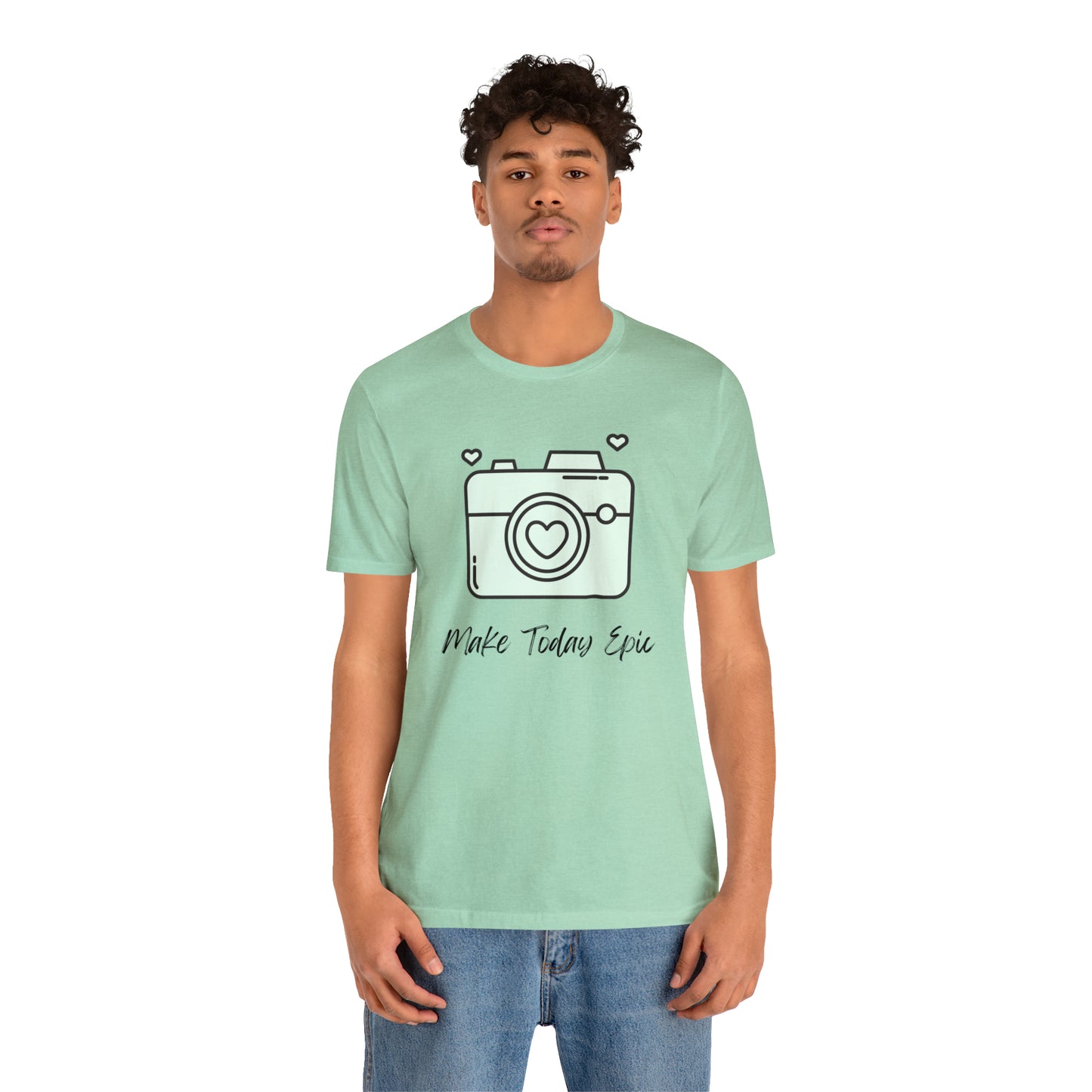 Make Today Epic Heart Camera Shirt