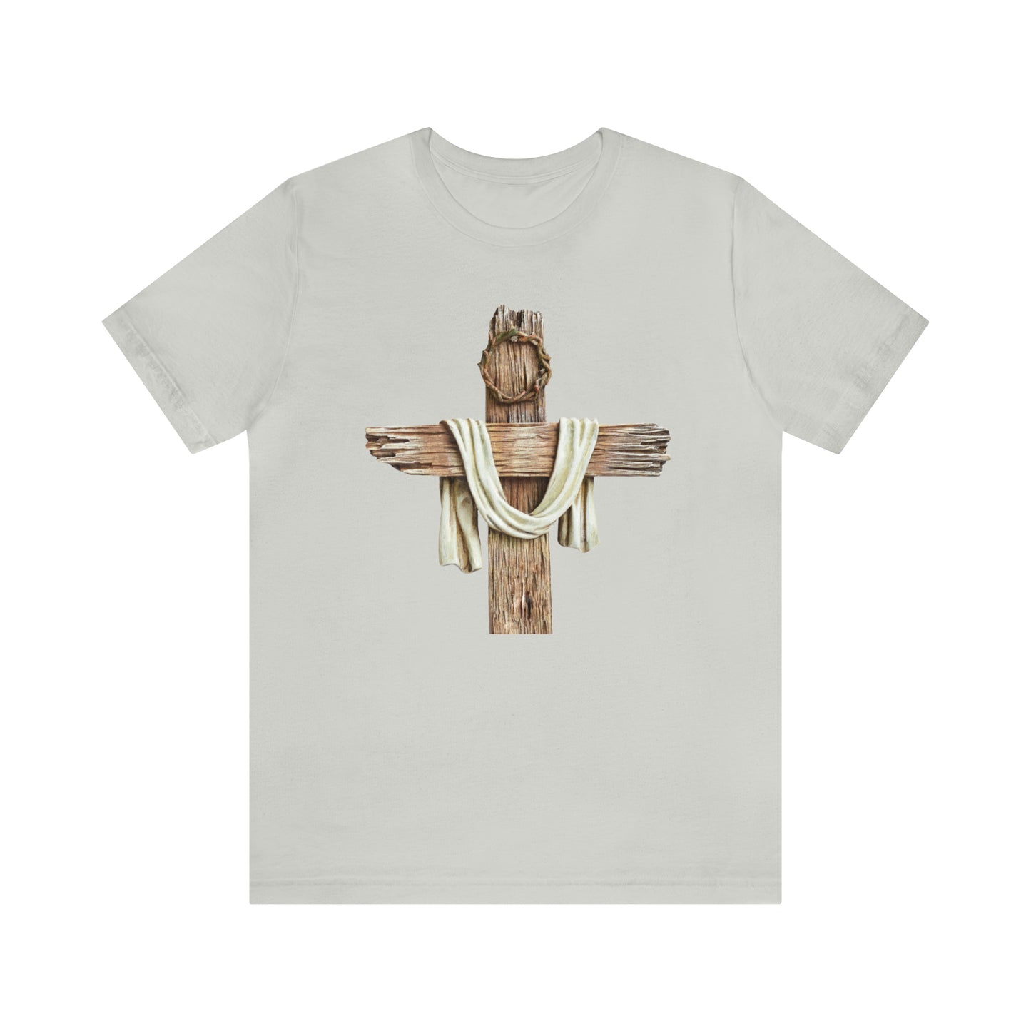 Realistic Cross Wood Shirt