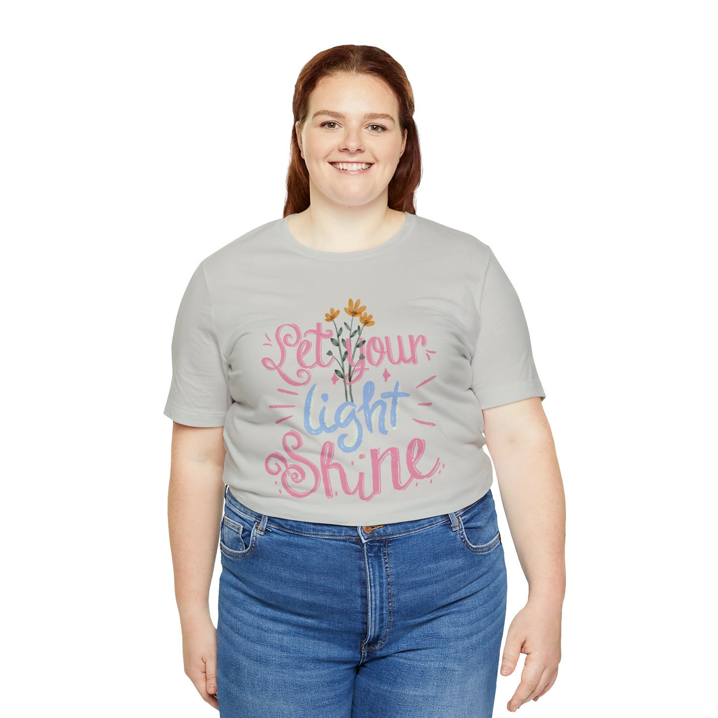 Let Your Light Shine Flower Shirt
