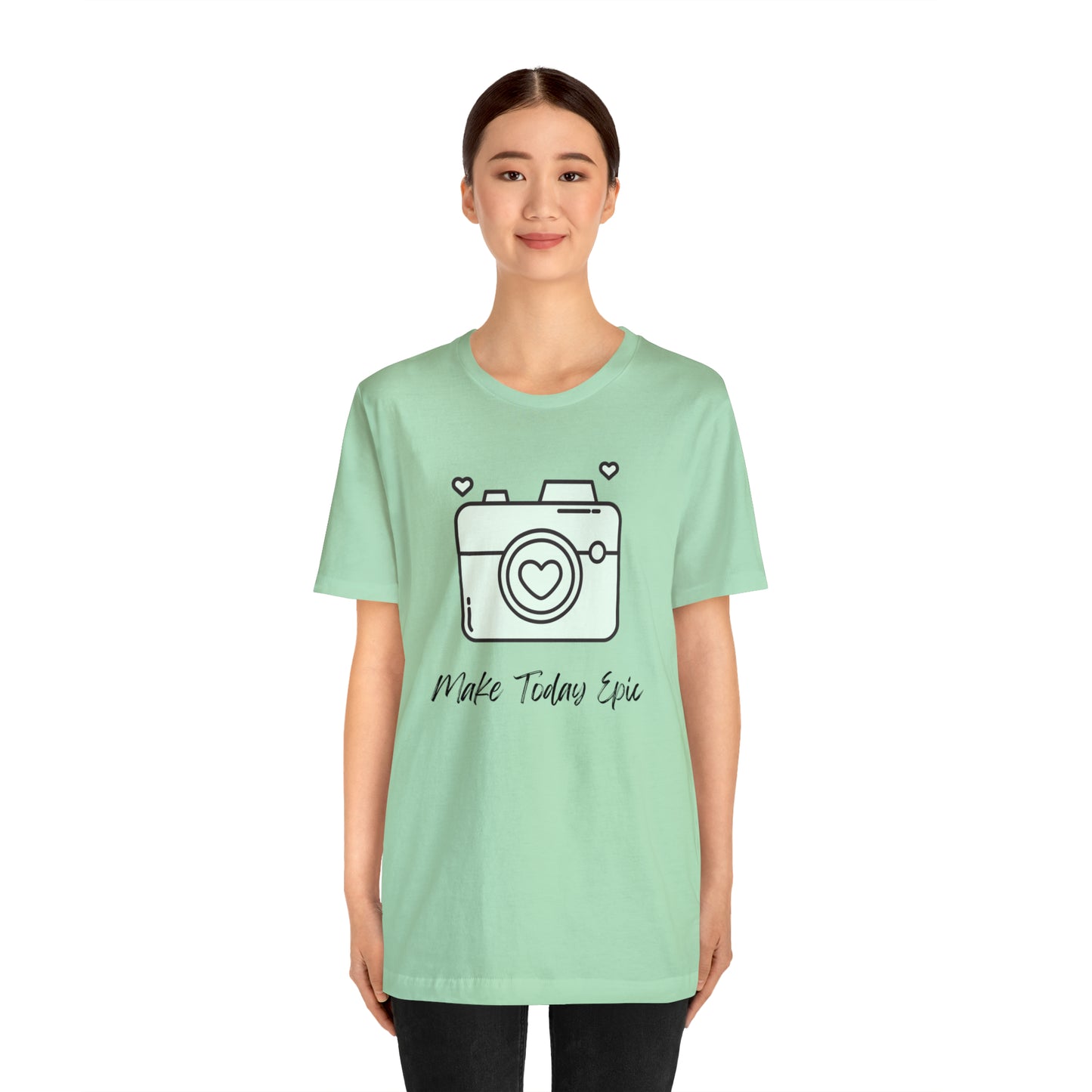 Make Today Epic Heart Camera Shirt