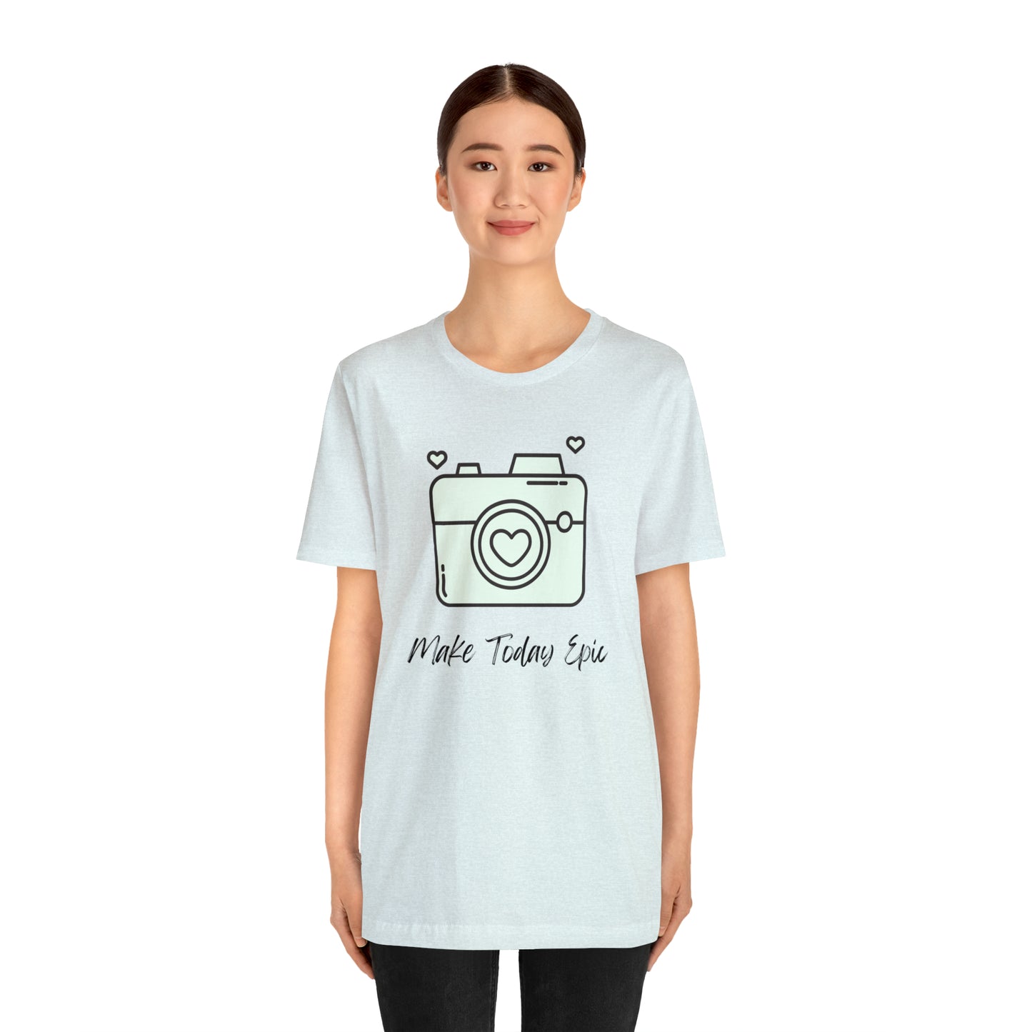 Make Today Epic Heart Camera Shirt