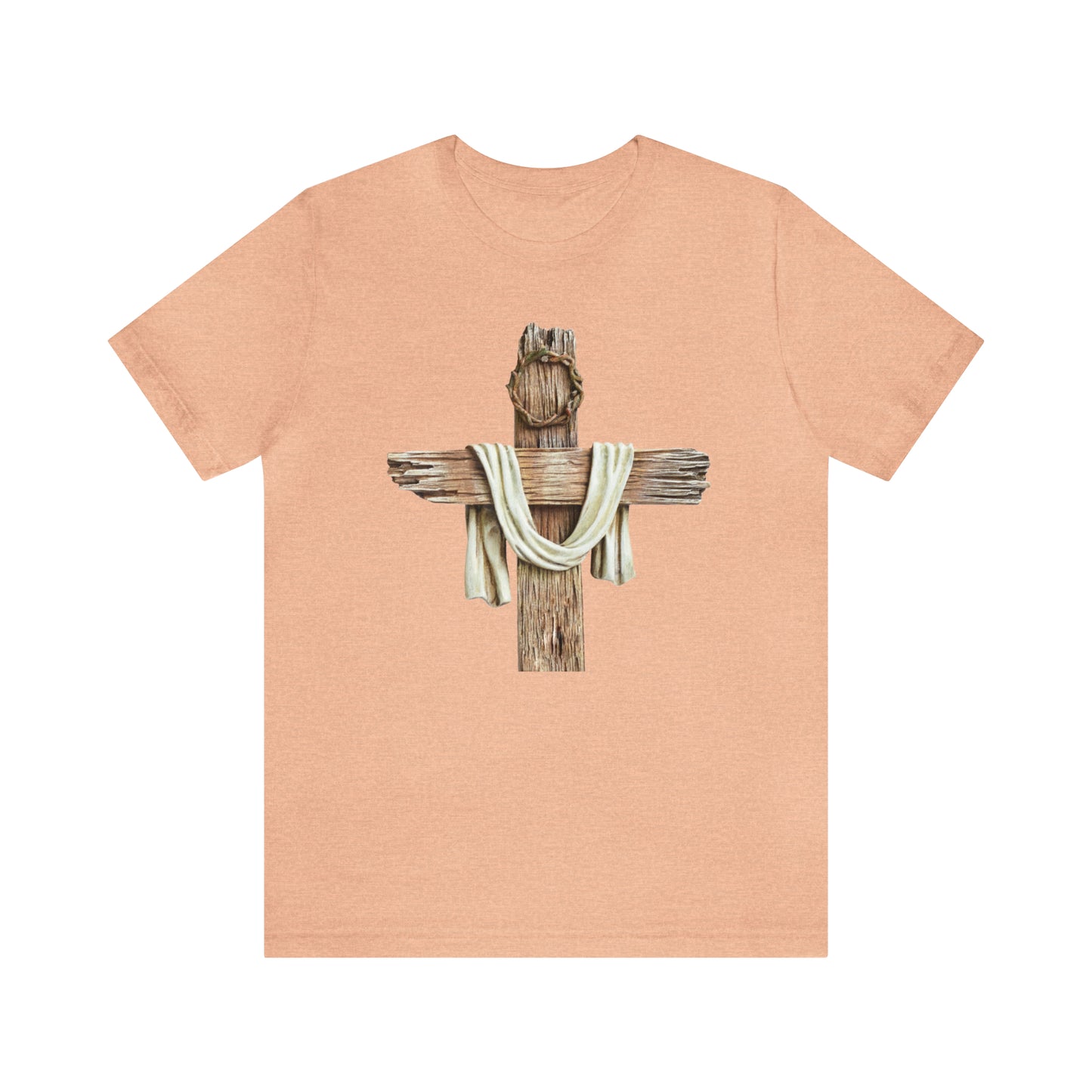 Realistic Cross Wood Shirt