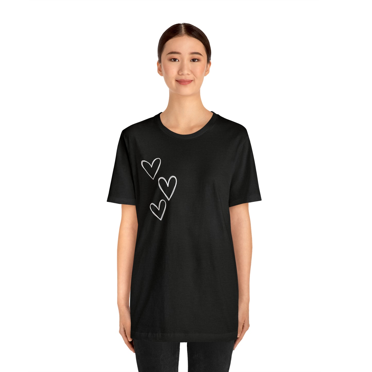 3 Hearts Simple Shirt