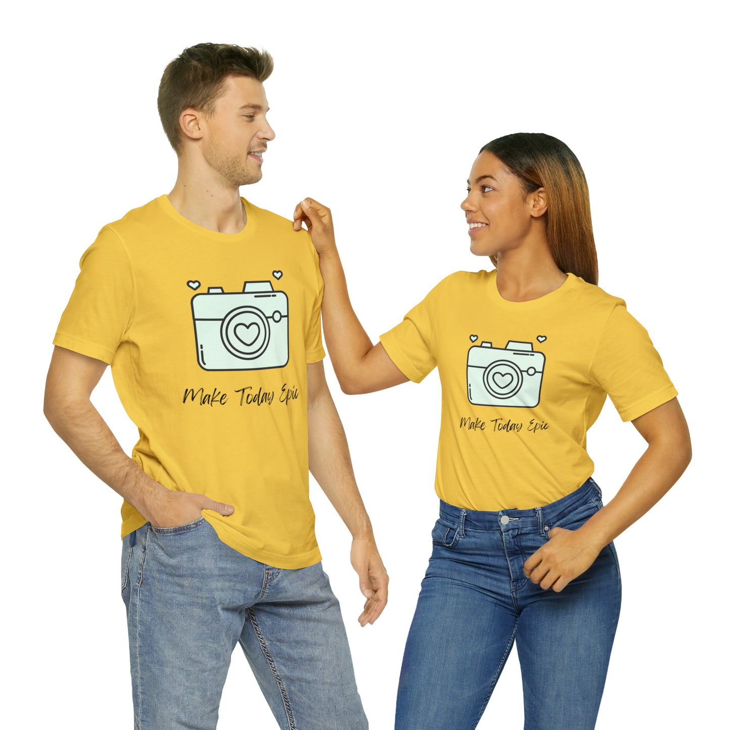 Make Today Epic Heart Camera Shirt