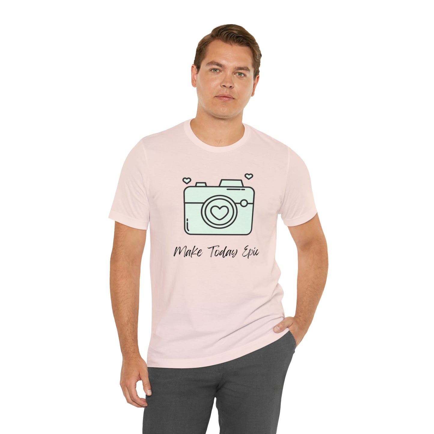 Make Today Epic Heart Camera Shirt