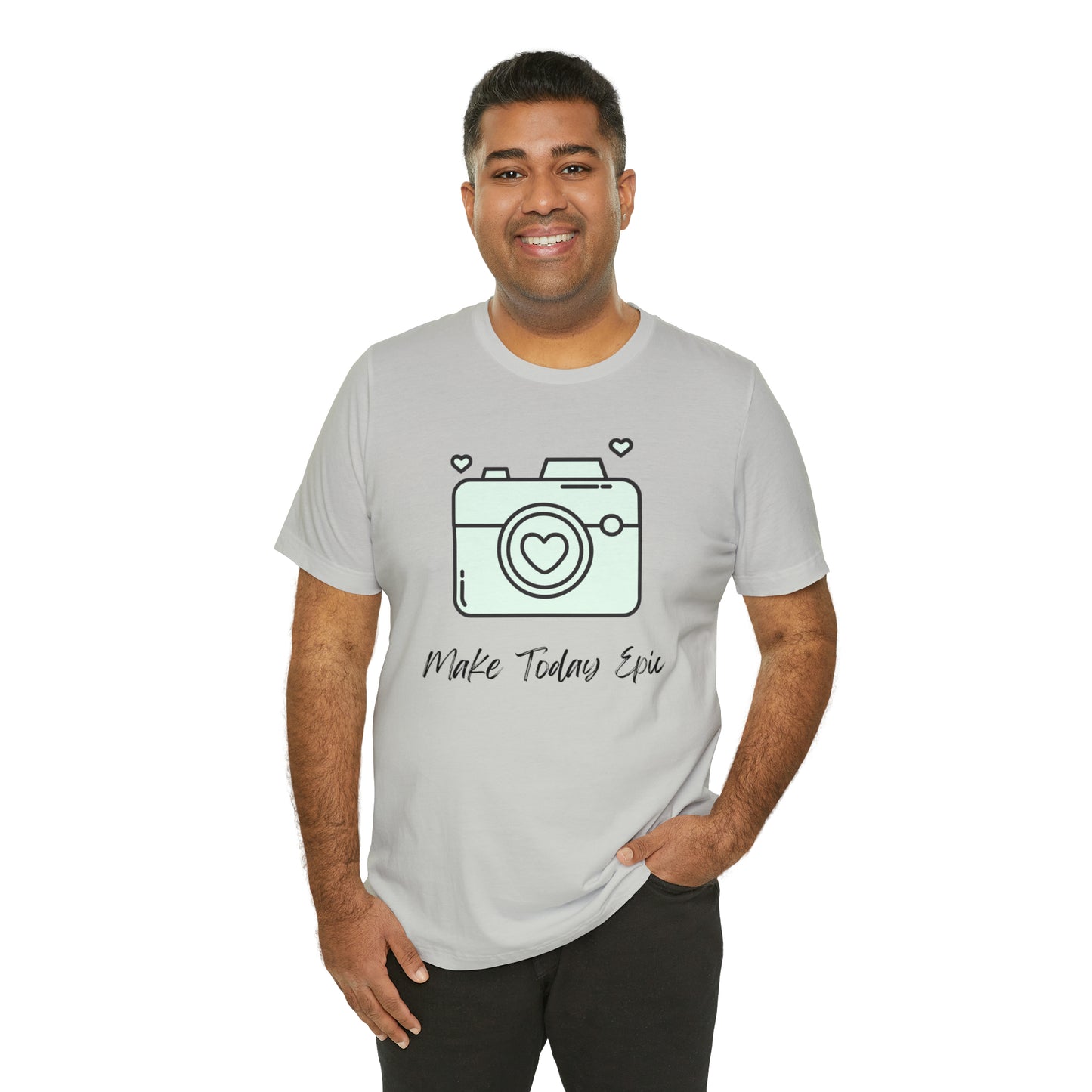 Make Today Epic Heart Camera Shirt