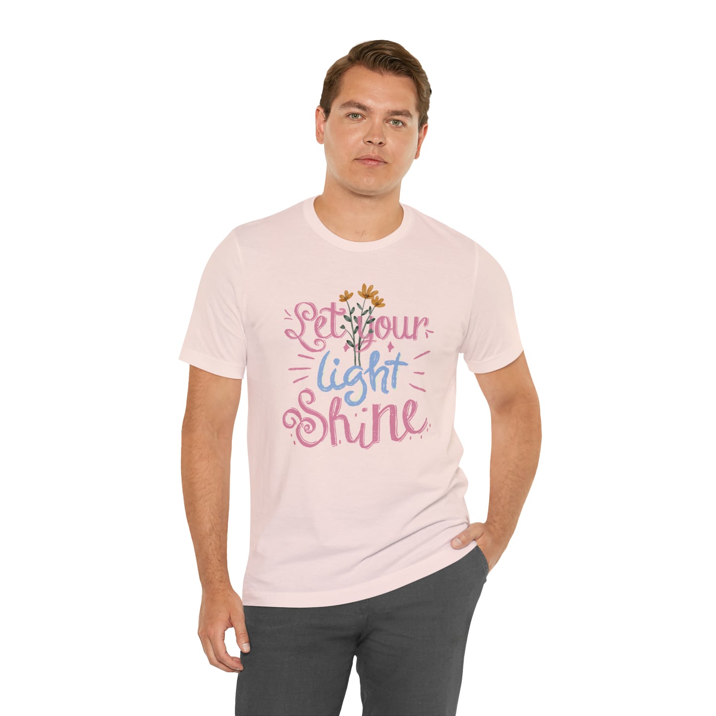 Let Your Light Shine Flower Shirt