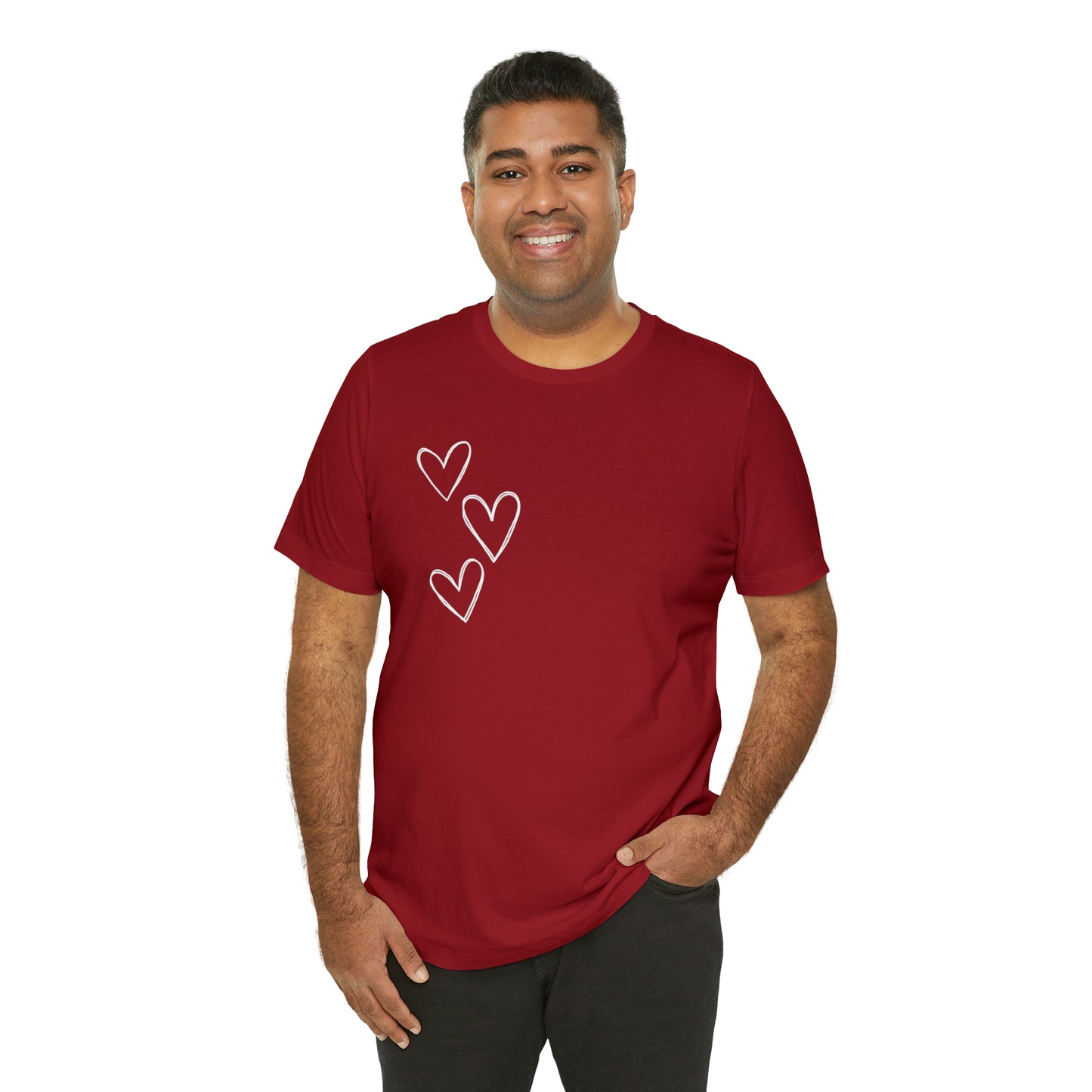 3 Hearts Simple Shirt