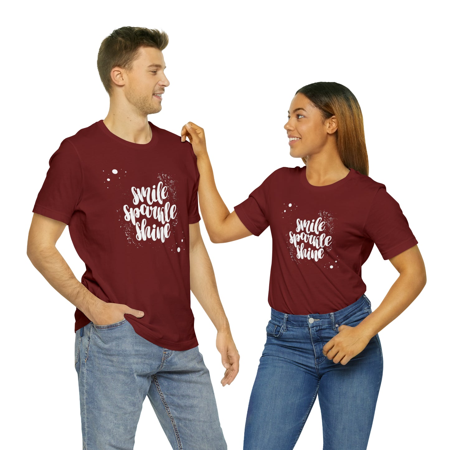 Smile, Sparkle, Shine Paint Splash Shirt