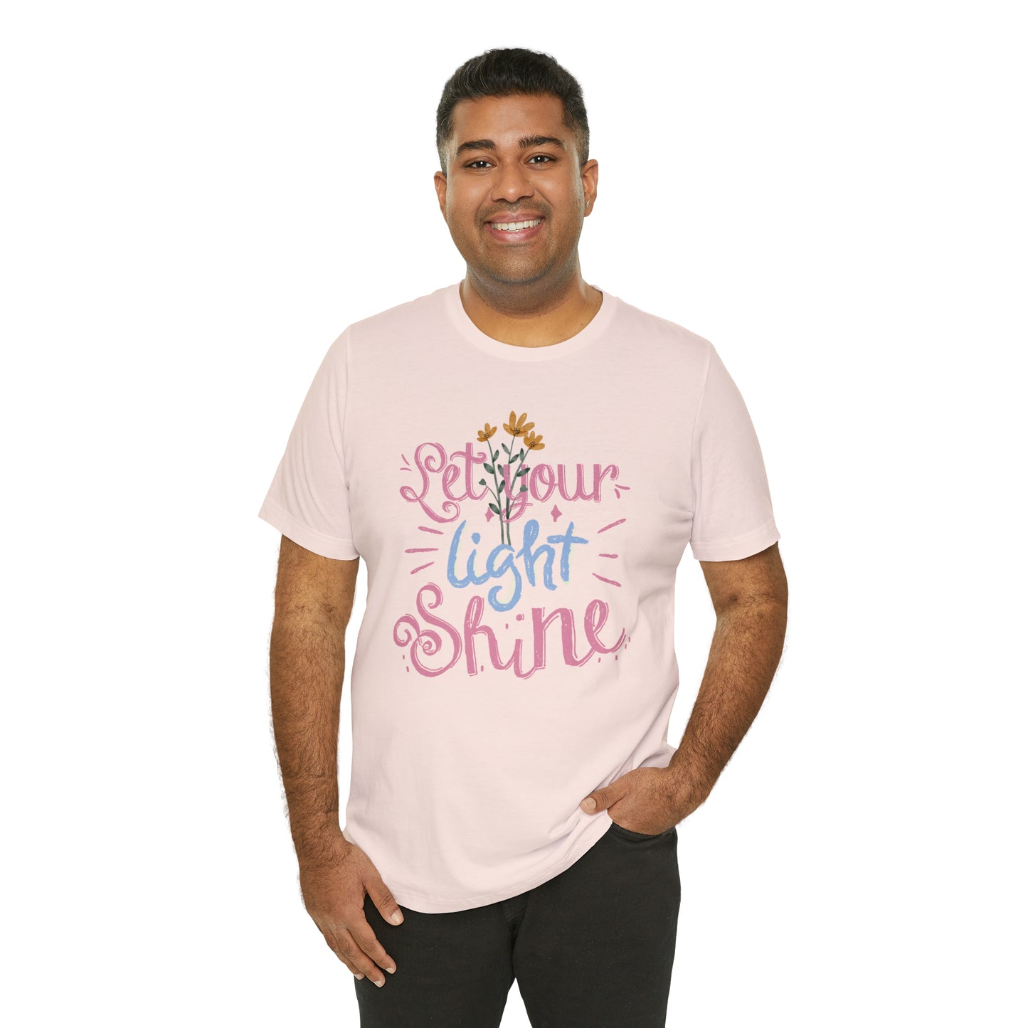 Let Your Light Shine Flower Shirt