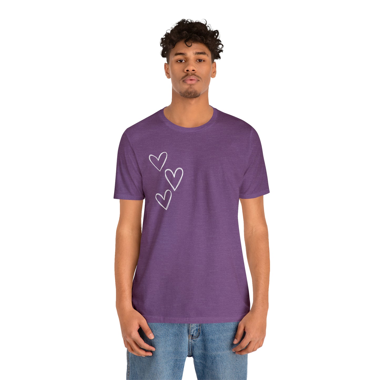 3 Hearts Simple Shirt
