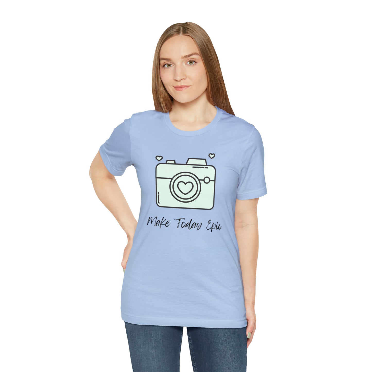 Make Today Epic Heart Camera Shirt
