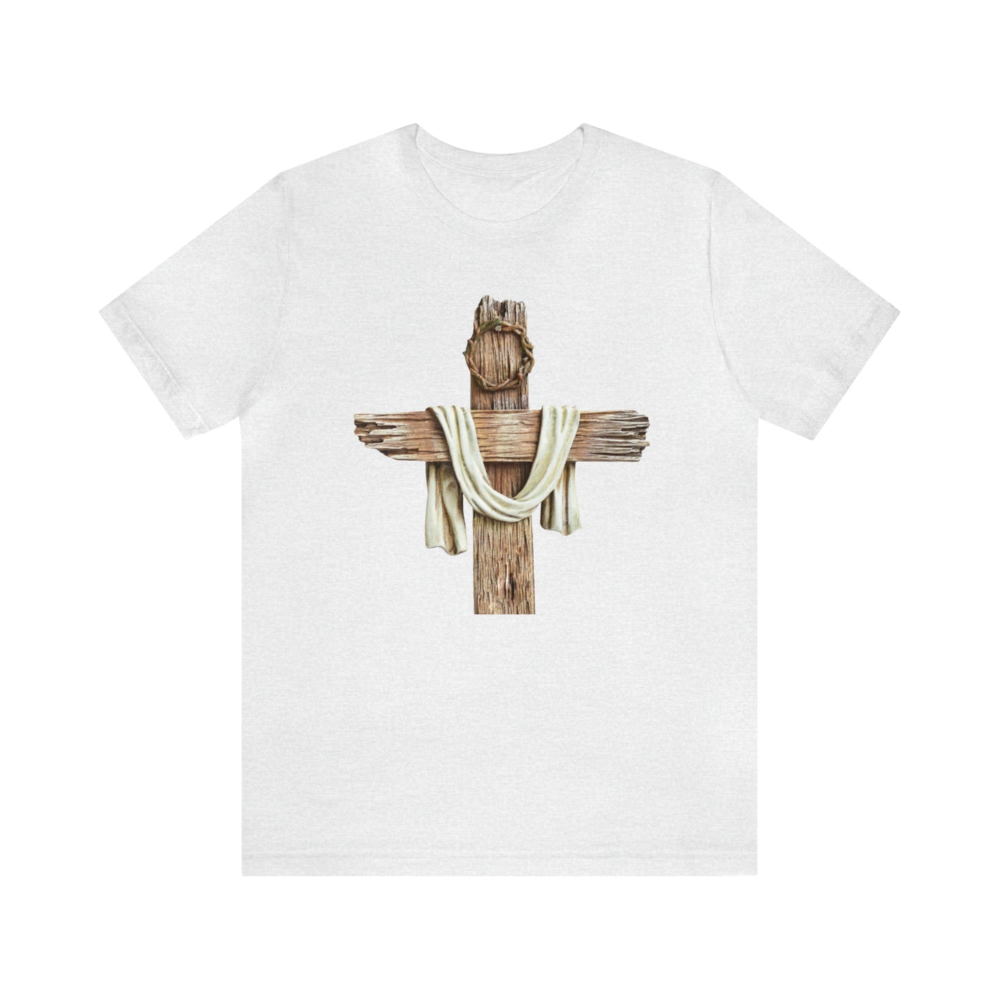 Realistic Cross Wood Shirt