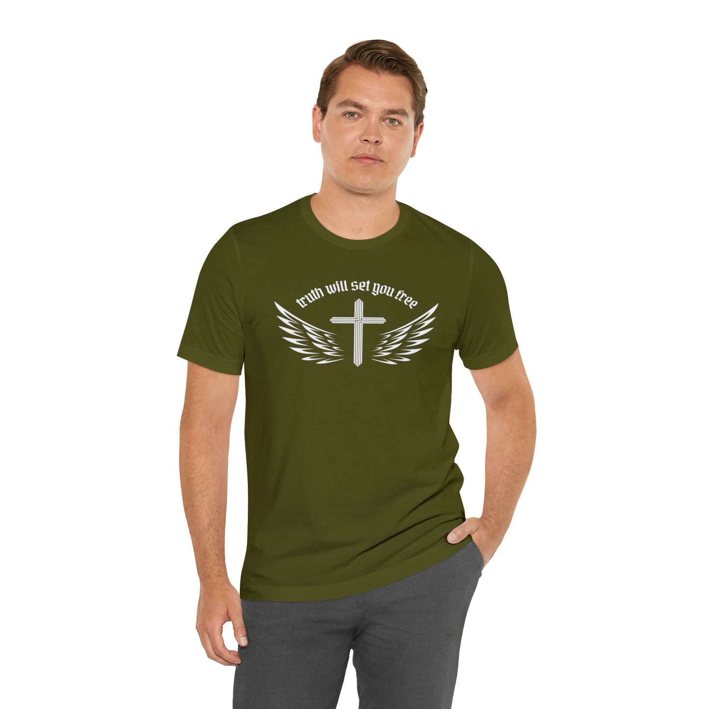 Truth Will Set You Free Cross Wings Shirt