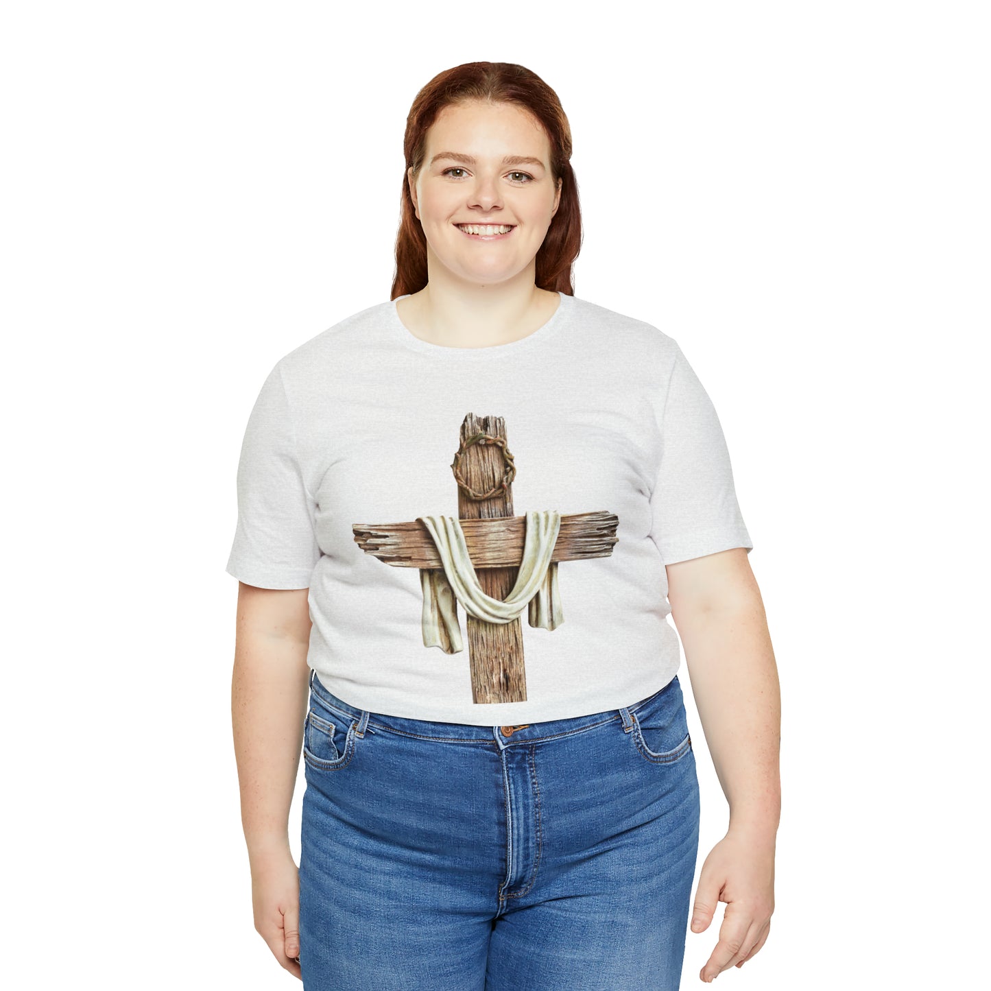 Realistic Cross Wood Shirt
