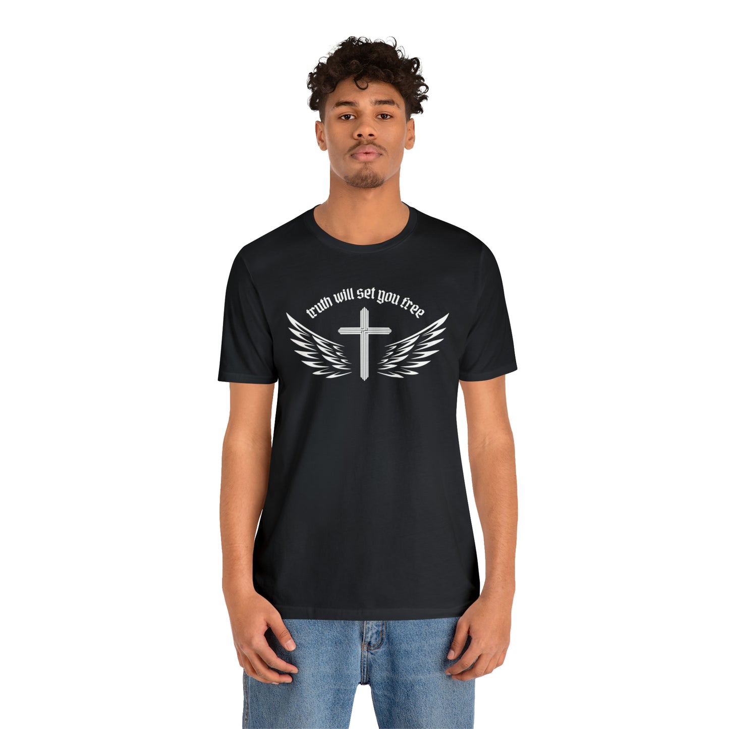 Truth Will Set You Free Cross Wings Shirt