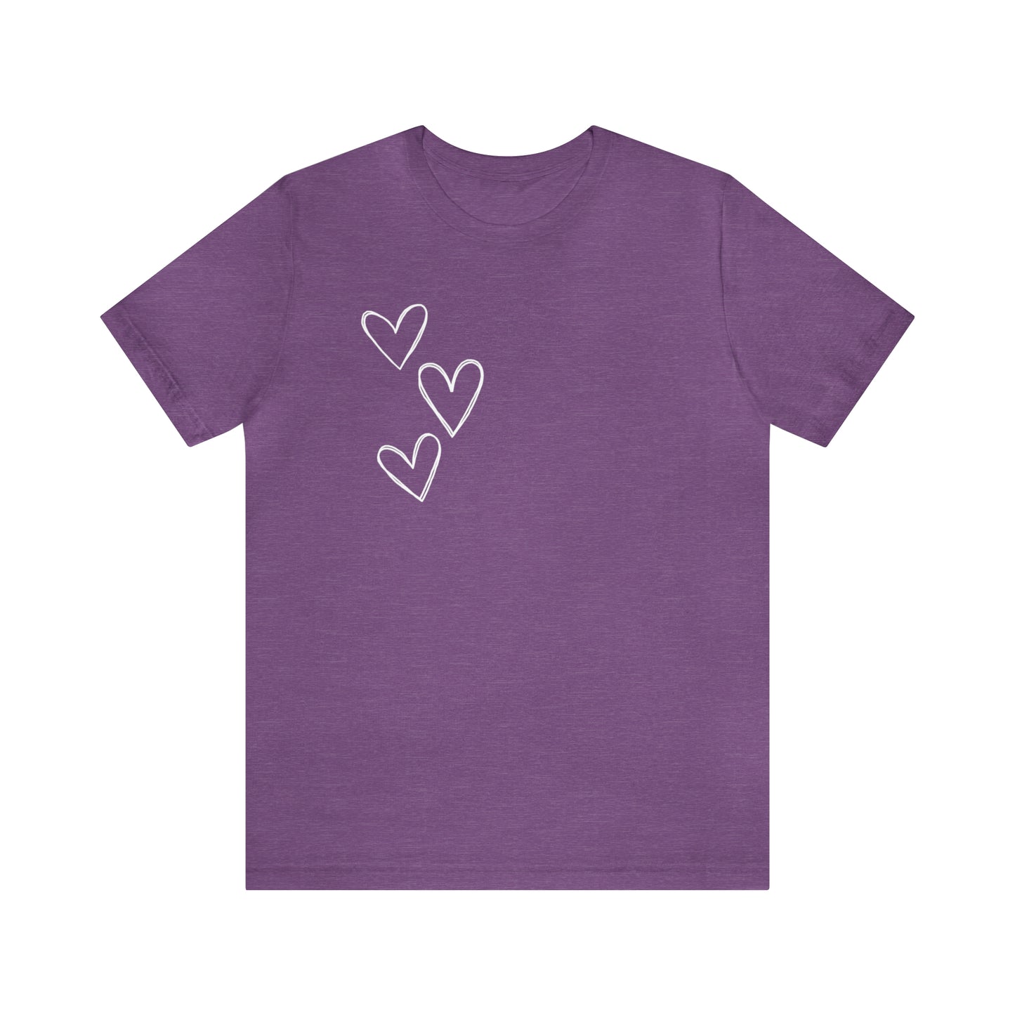 3 Hearts Simple Shirt