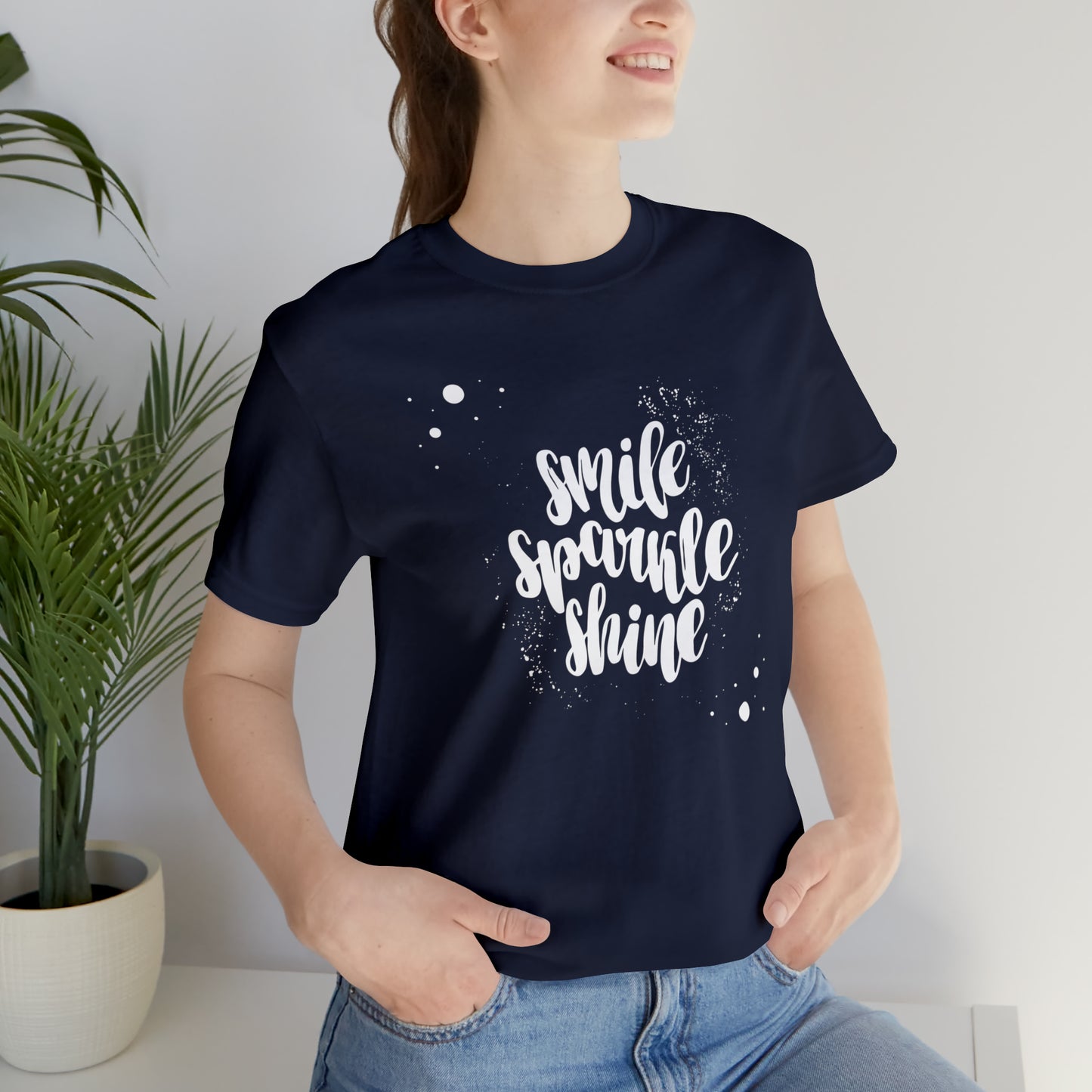 Smile, Sparkle, Shine Paint Splash Shirt