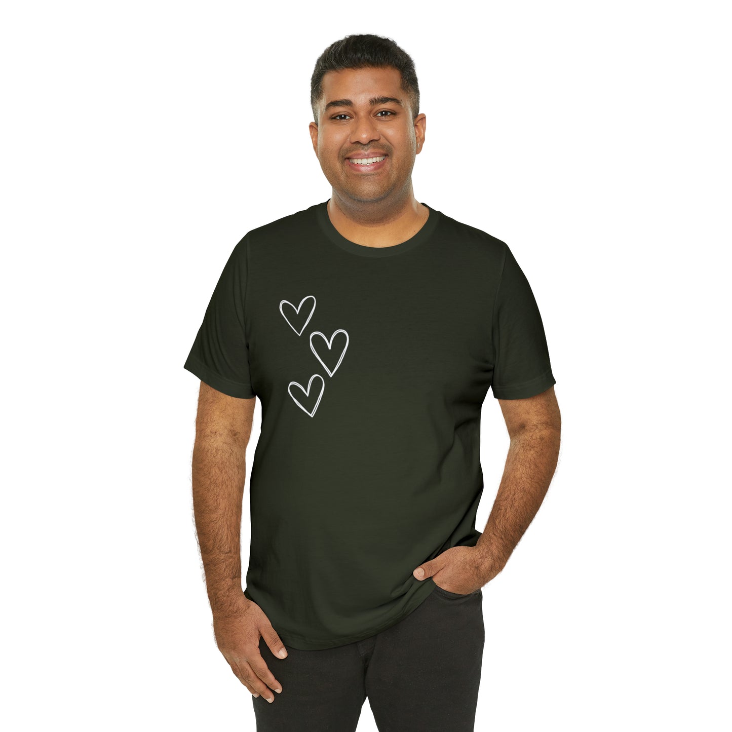 3 Hearts Simple Shirt