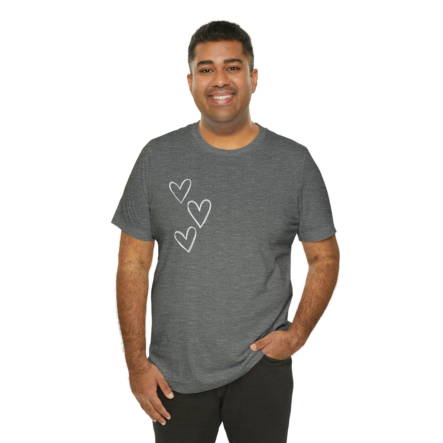 3 Hearts Simple Shirt
