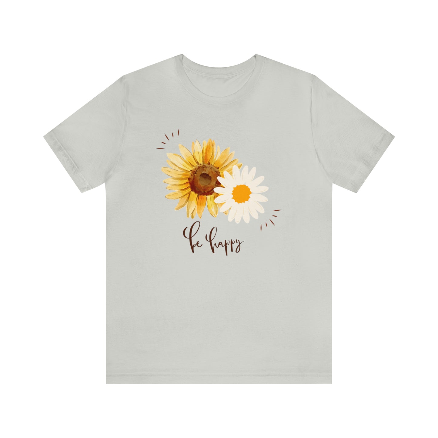 Be Happy Flower Shirt