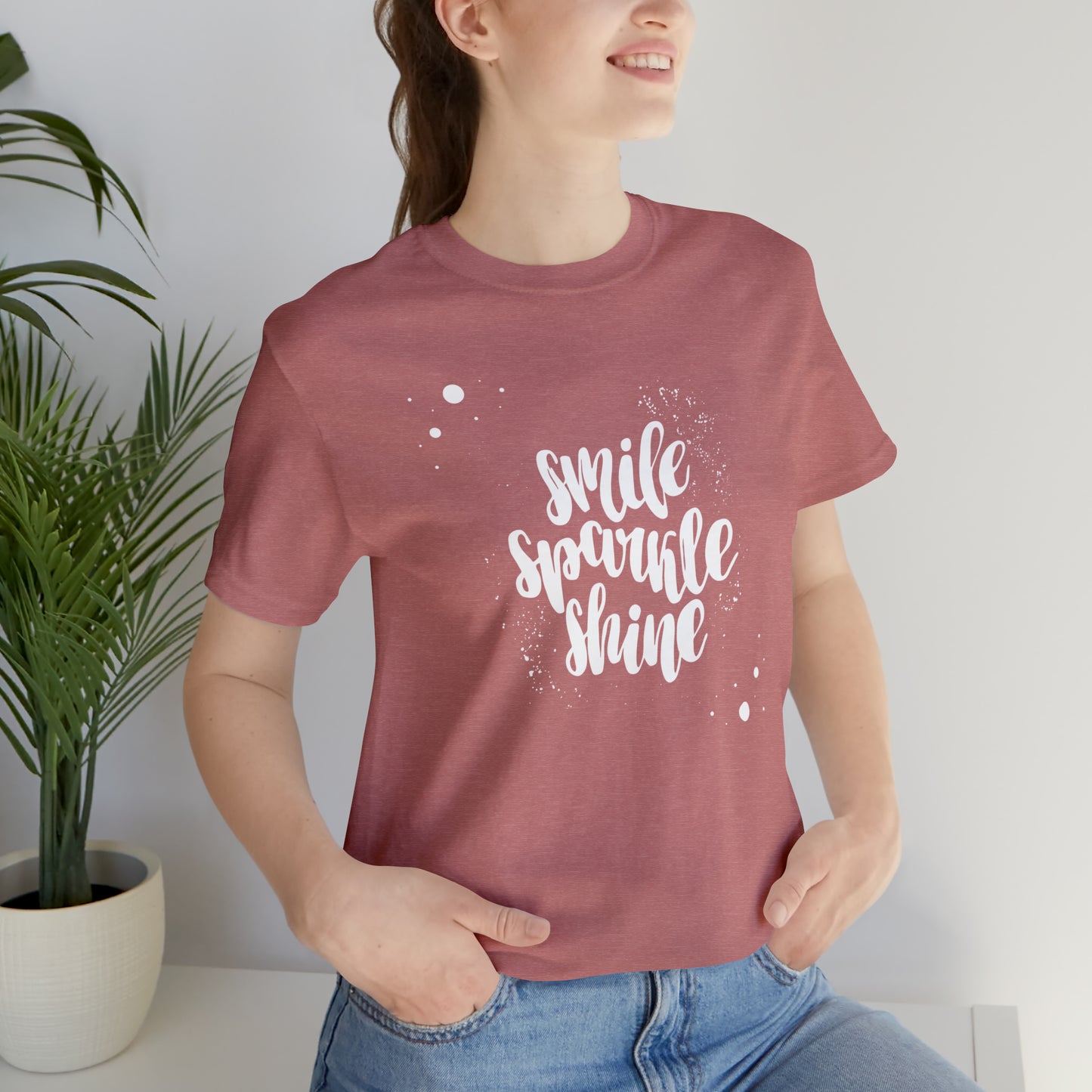 Smile, Sparkle, Shine Paint Splash Shirt