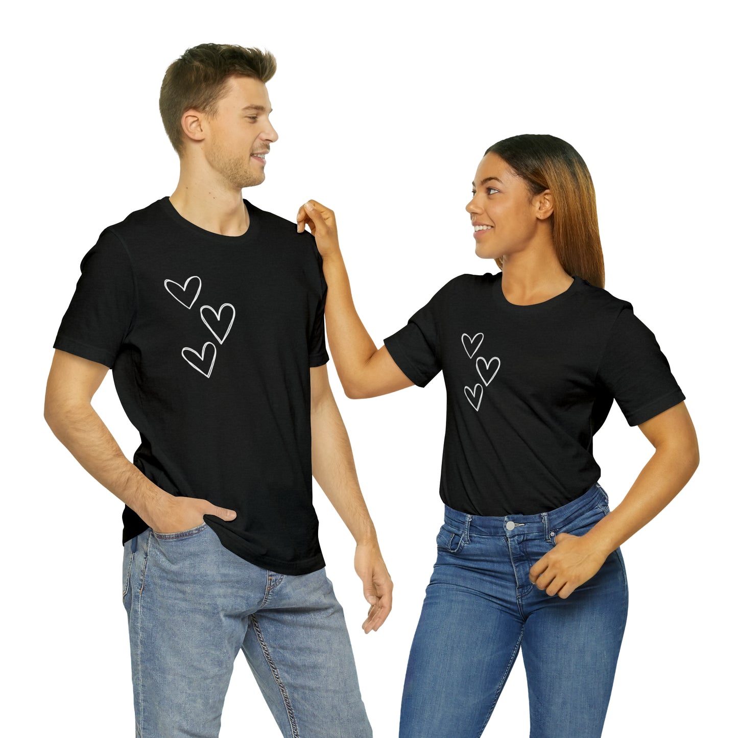 3 Hearts Simple Shirt